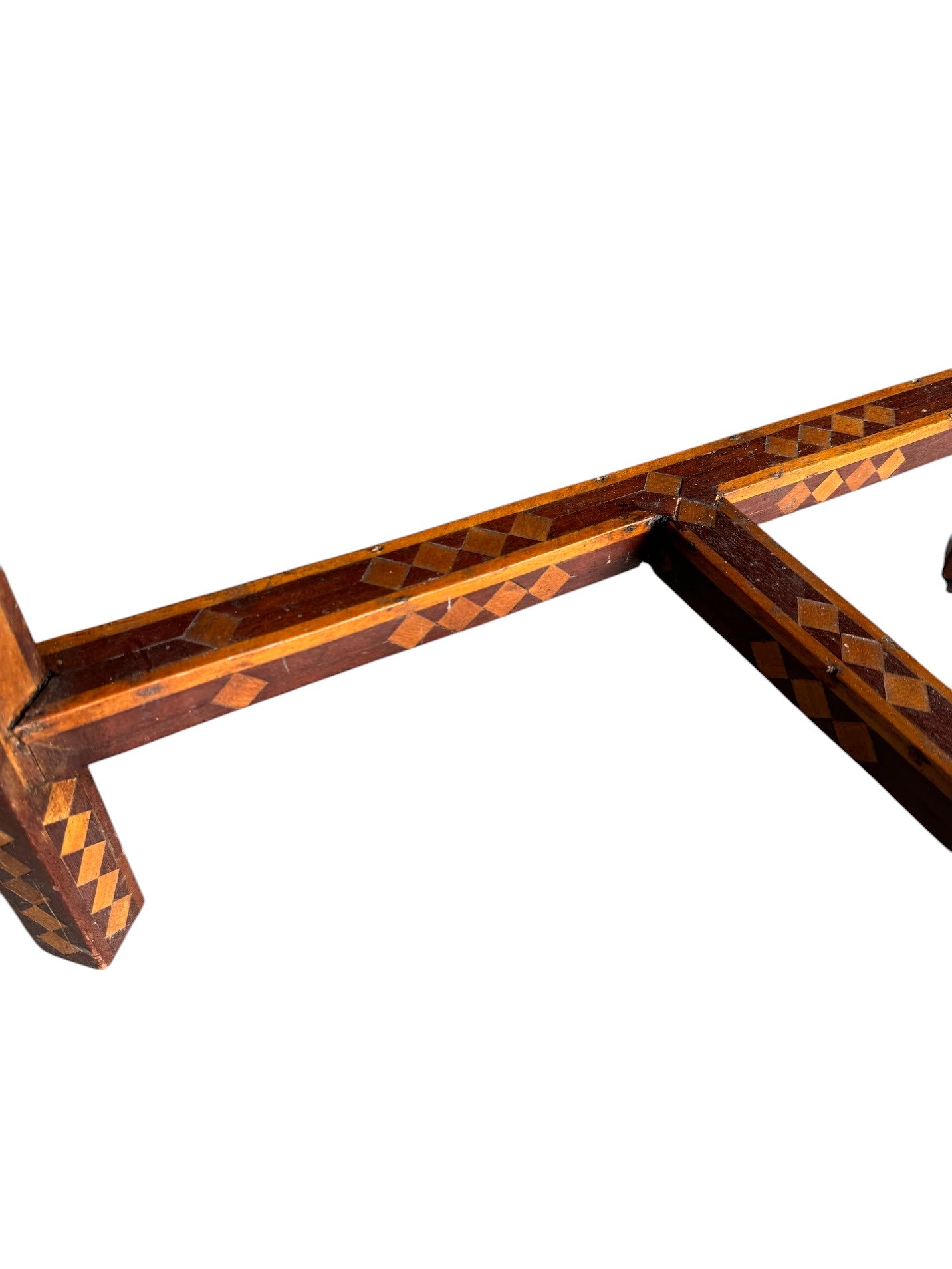 Circa 1900's Inlaid Wood Console