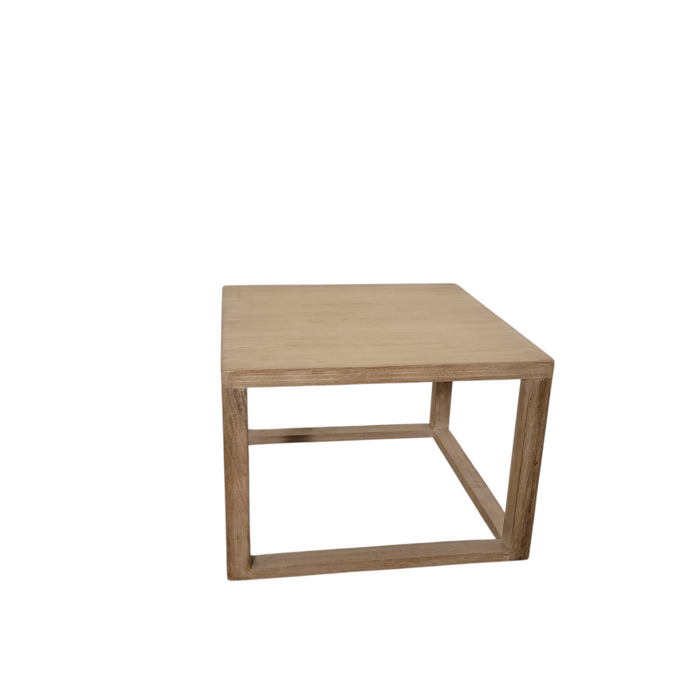 Limited Edition vintage bleached walnut coffee table