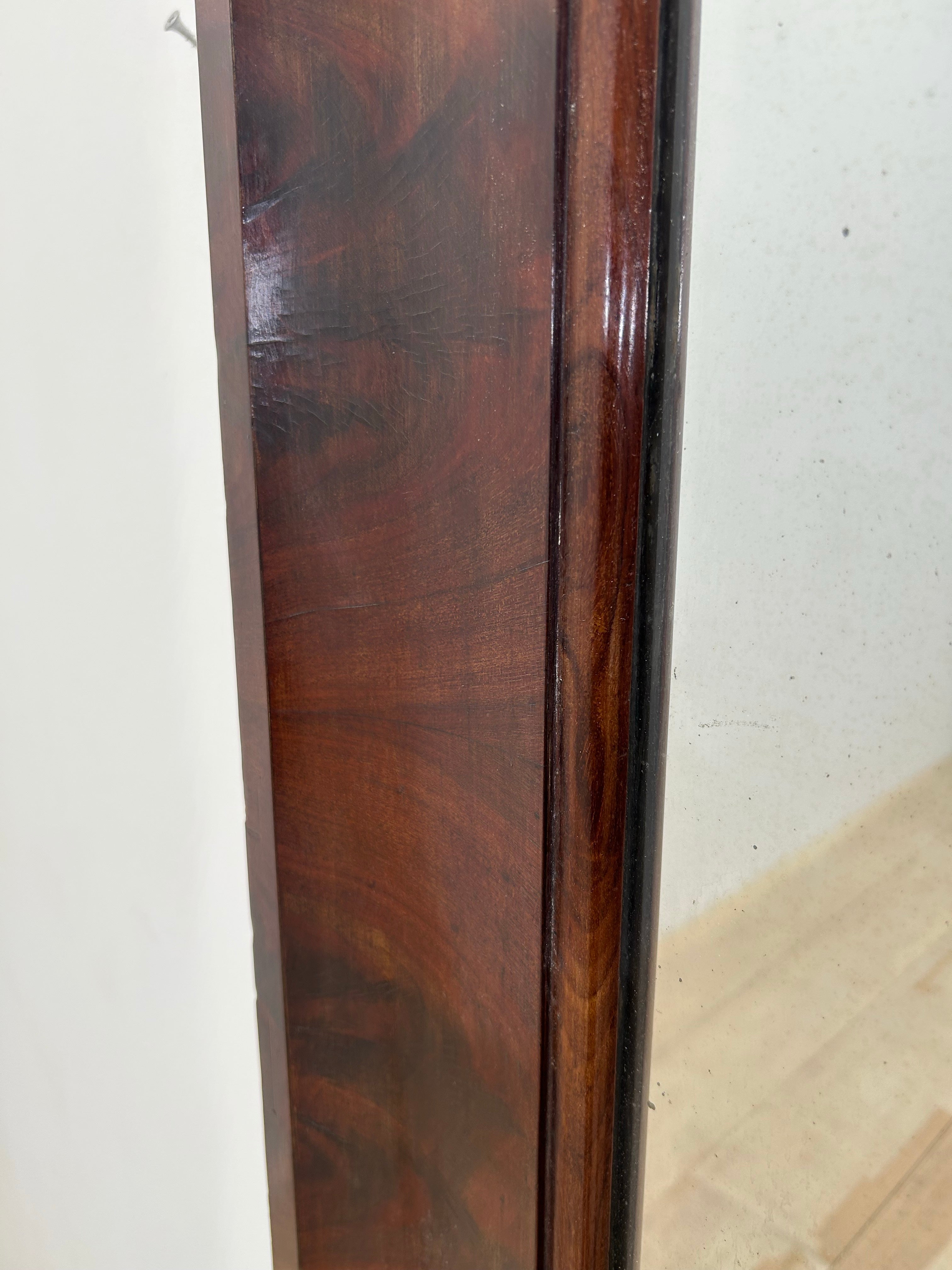 19th century English Burl Mirror
