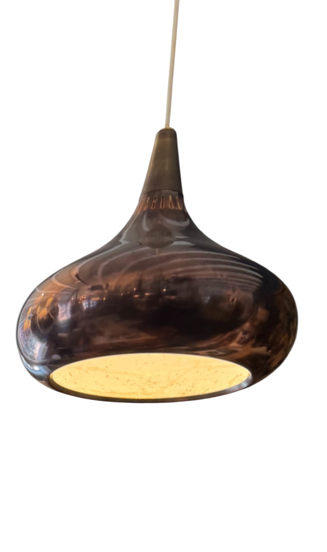 Pair of Danish Vintage Copper Lantern