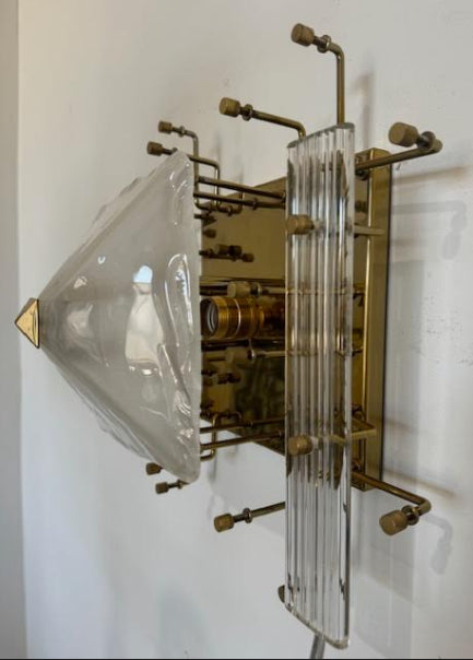 Vintage Venini Flush Mount Ceiling Fixture