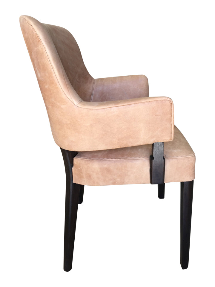 Set of (4) Lucca Studio Leather Melvin Chairs