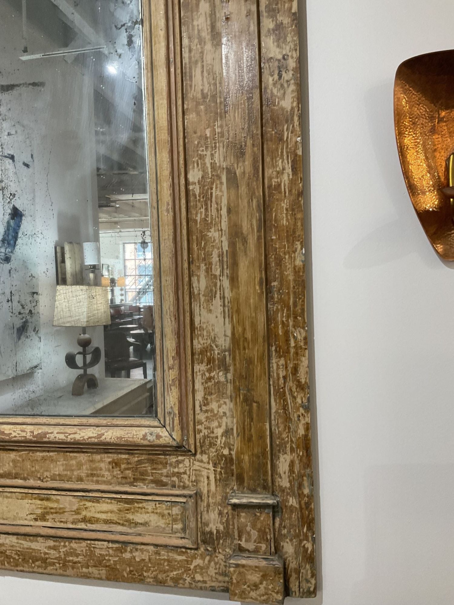 Large French Neo Classic 19th Century Mirror