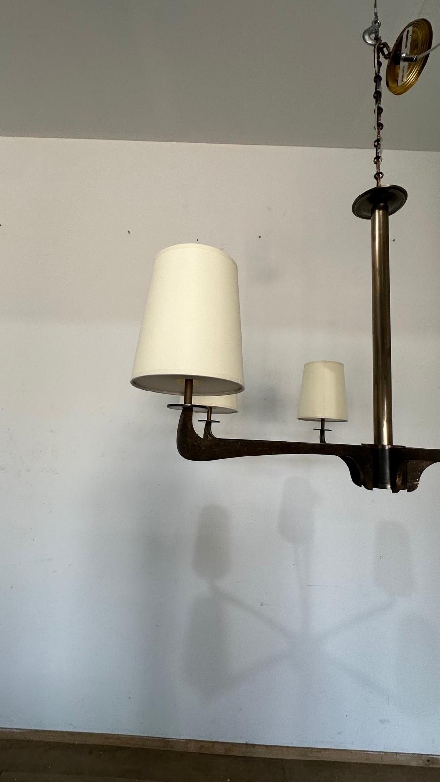 Lucca Studio Bronze Hardin Chandelier (6) Arm