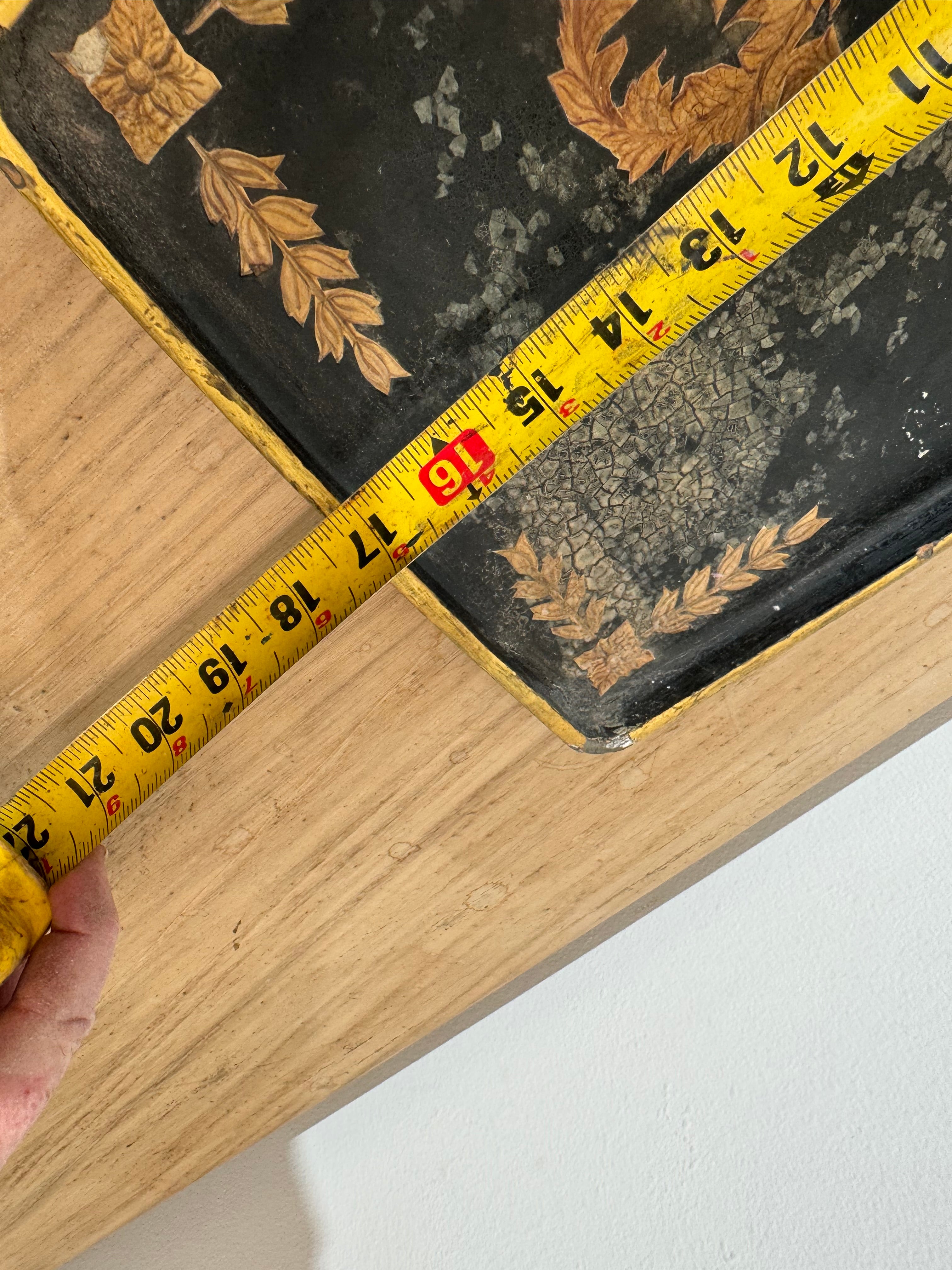 Vintage English Paper Mache Tray