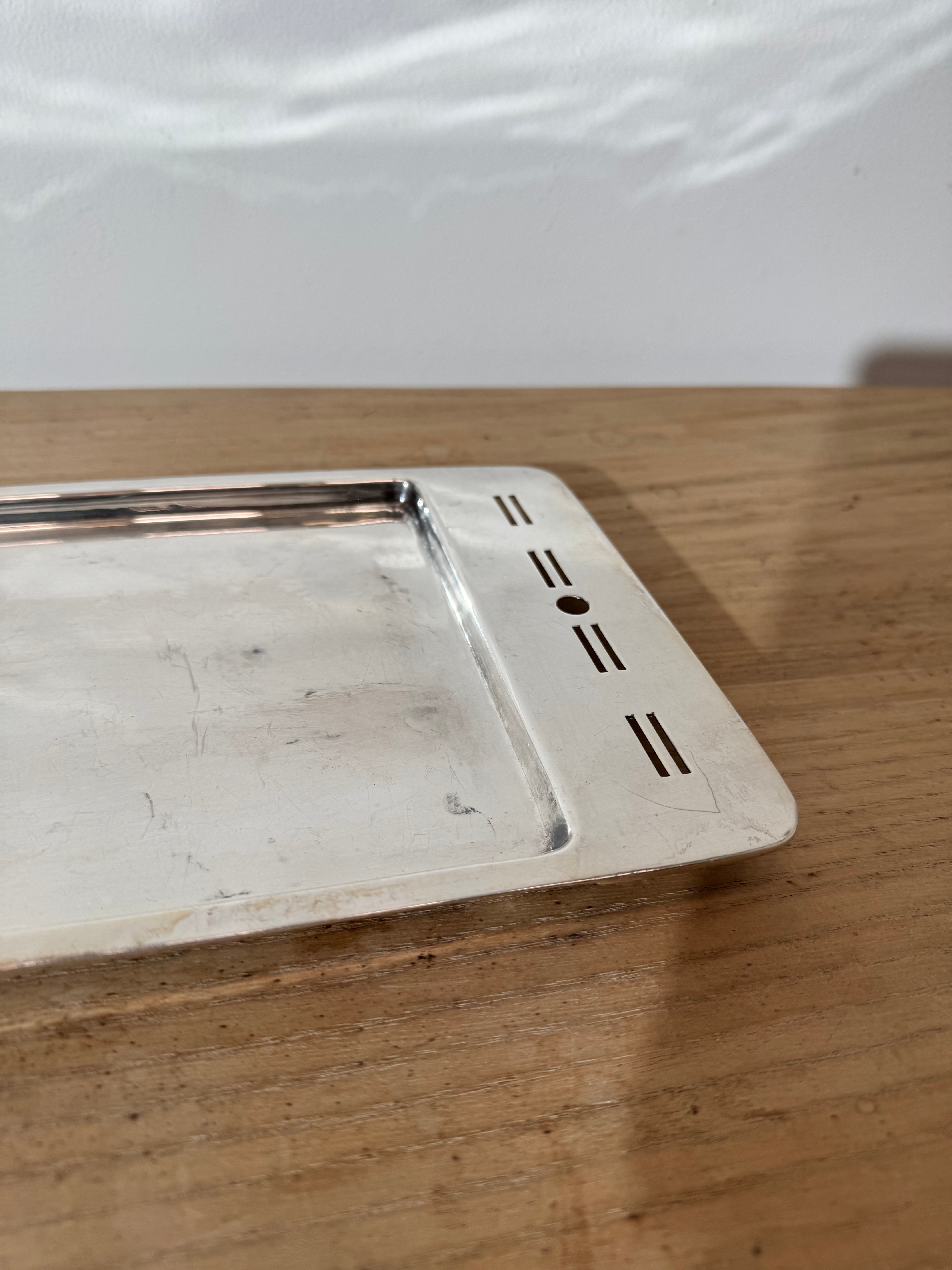 Vintage Hans Ofner Secessionist Silver Plate Tray