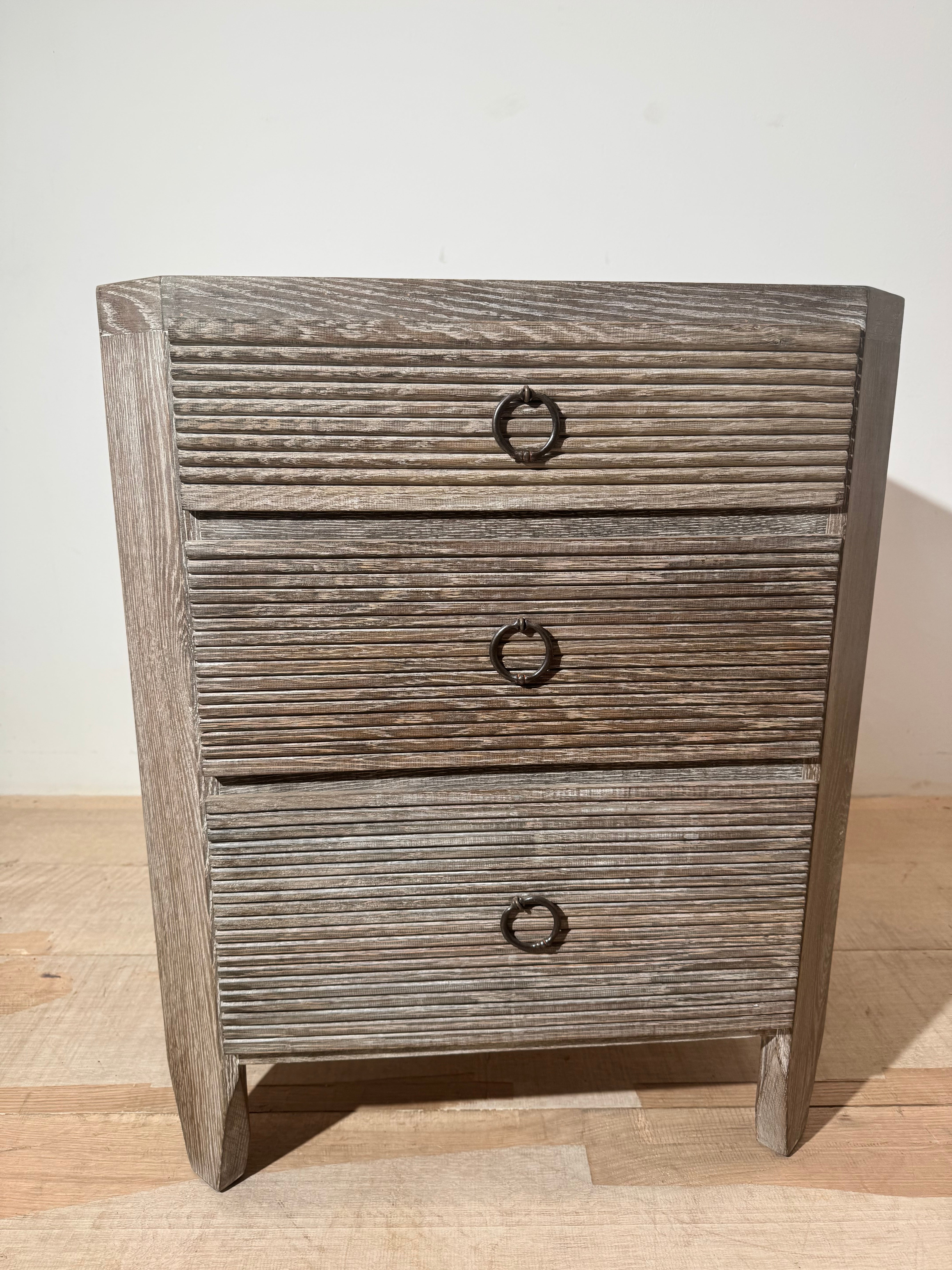 Lucca Studio Cerused Oak Emma Chest of Drawers