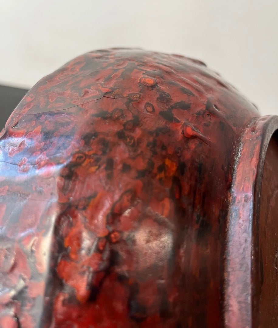 Vintage Japanese Lacquerware Wood Bowl