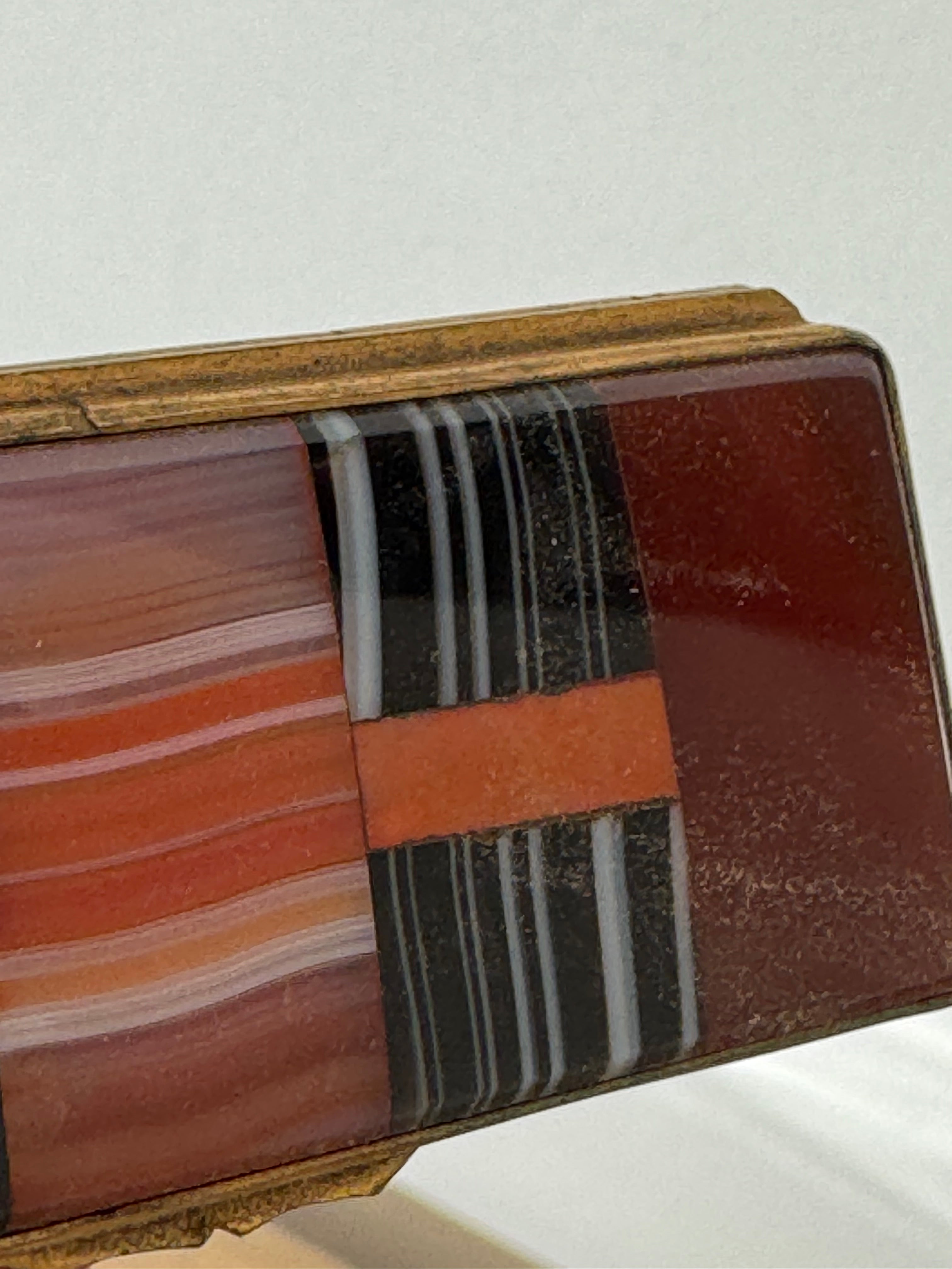 Fine Scottish Antique Agate Box