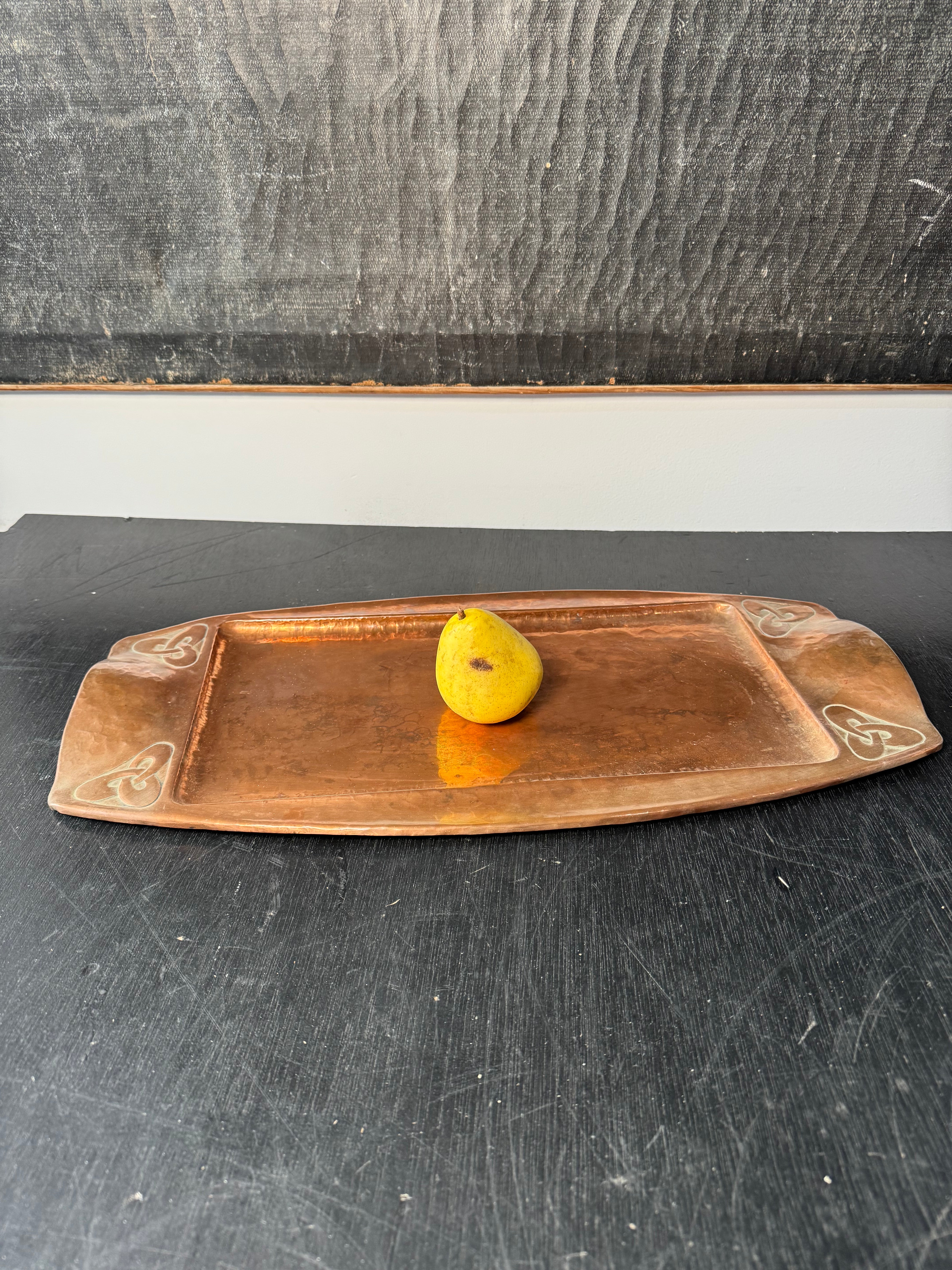 English Arts & Crafts Period Copper Tray