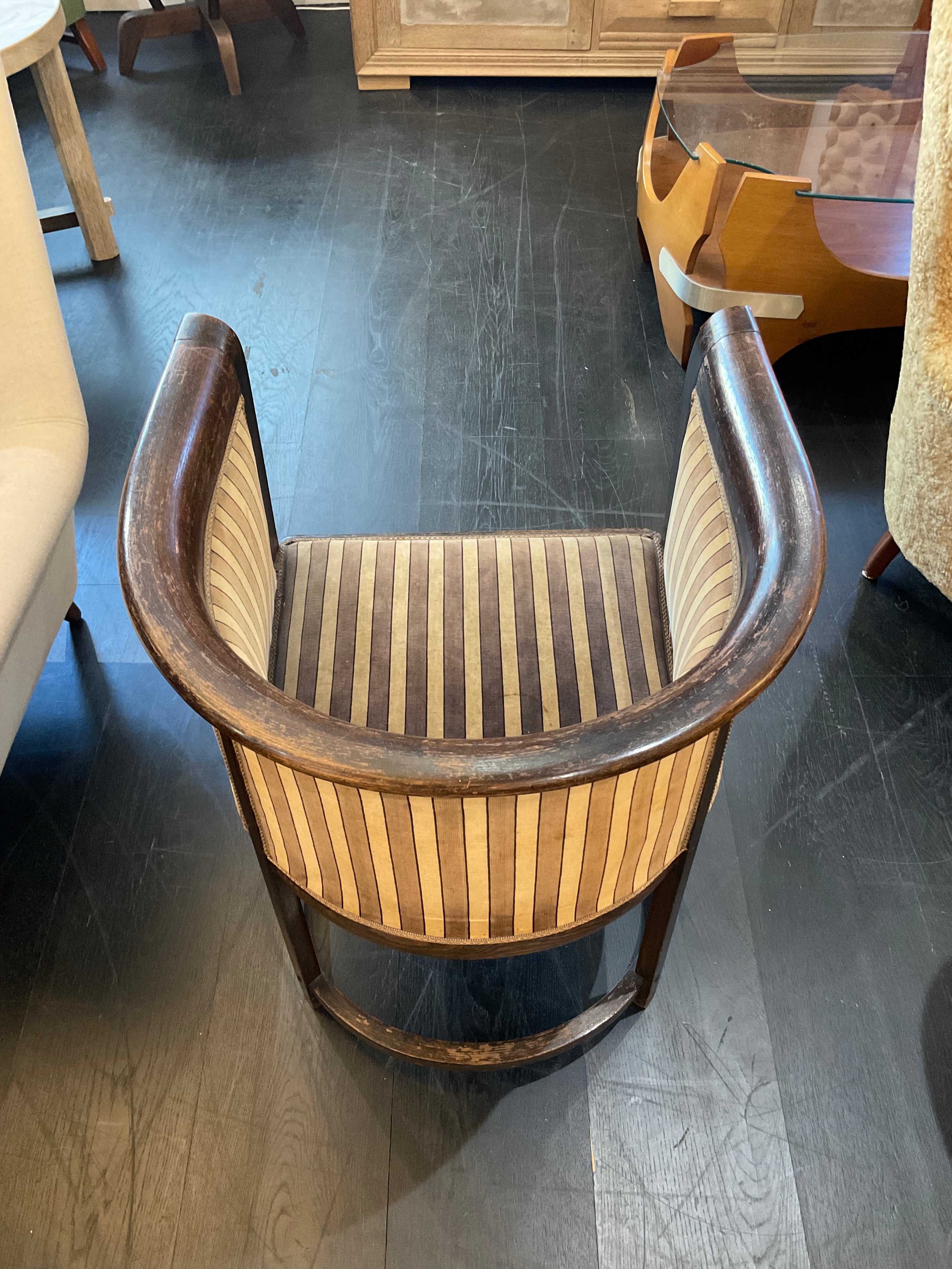 Stamped Josef Kohn, Pair of Viennese Secessionist Chairs