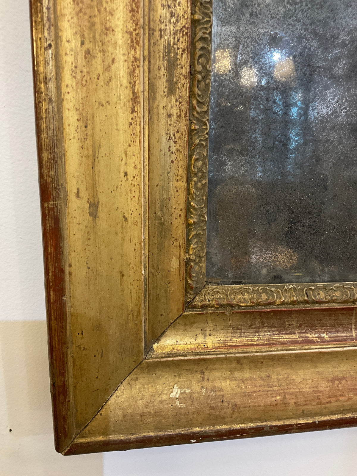 19 Century French Gilt Mirror