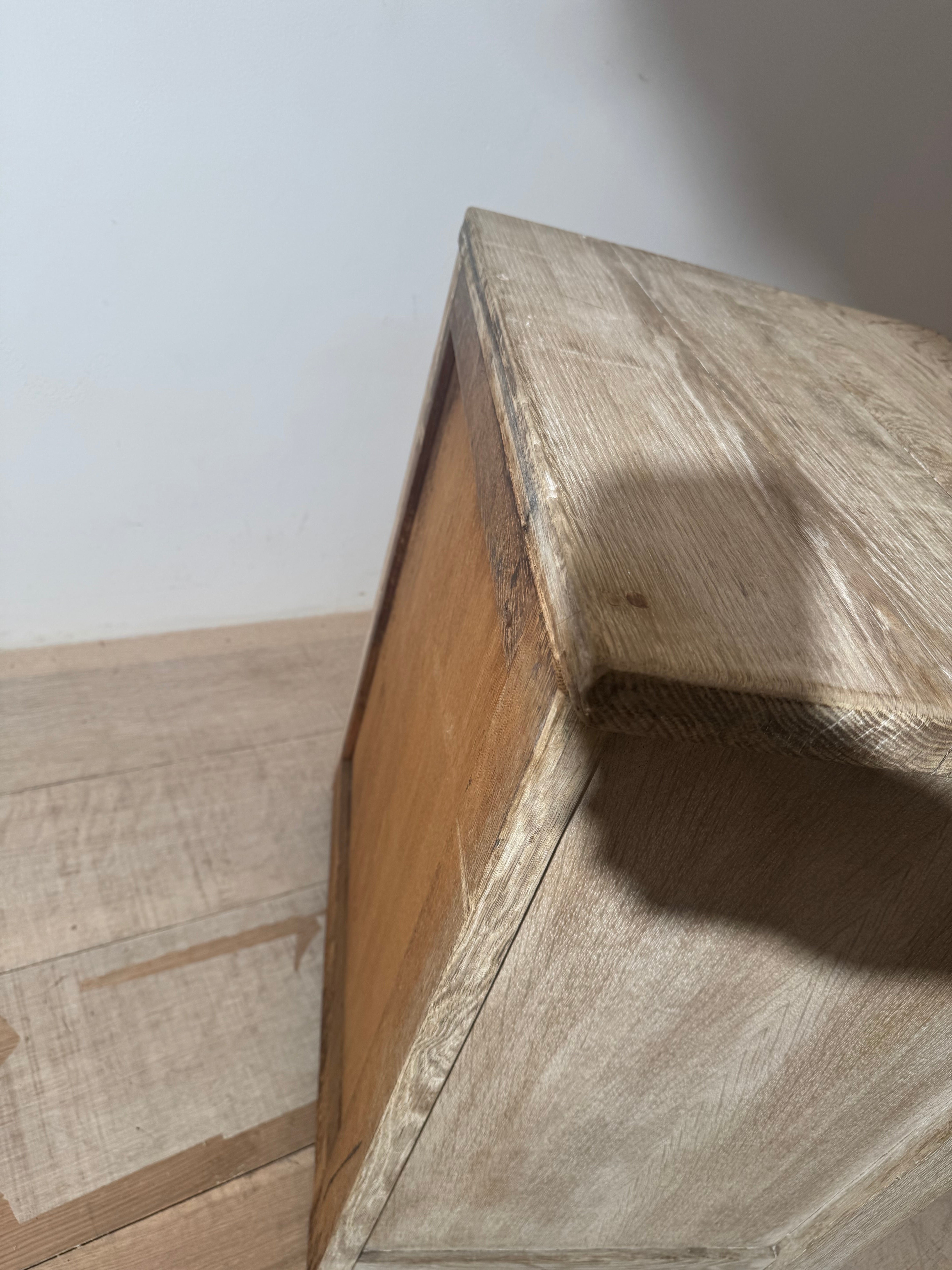 Vintage French 1950's Oak Chest of Drawers