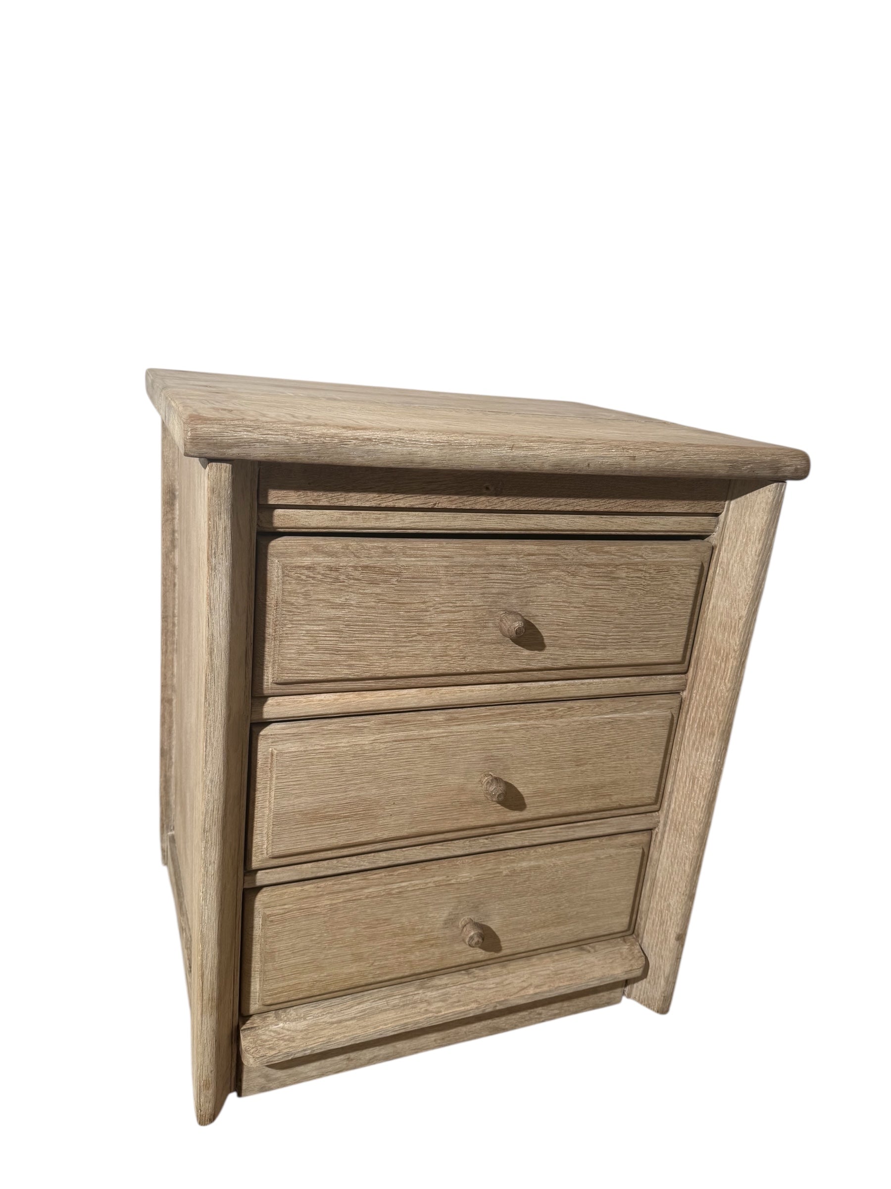 Vintage French 1950's Oak Chest of Drawers