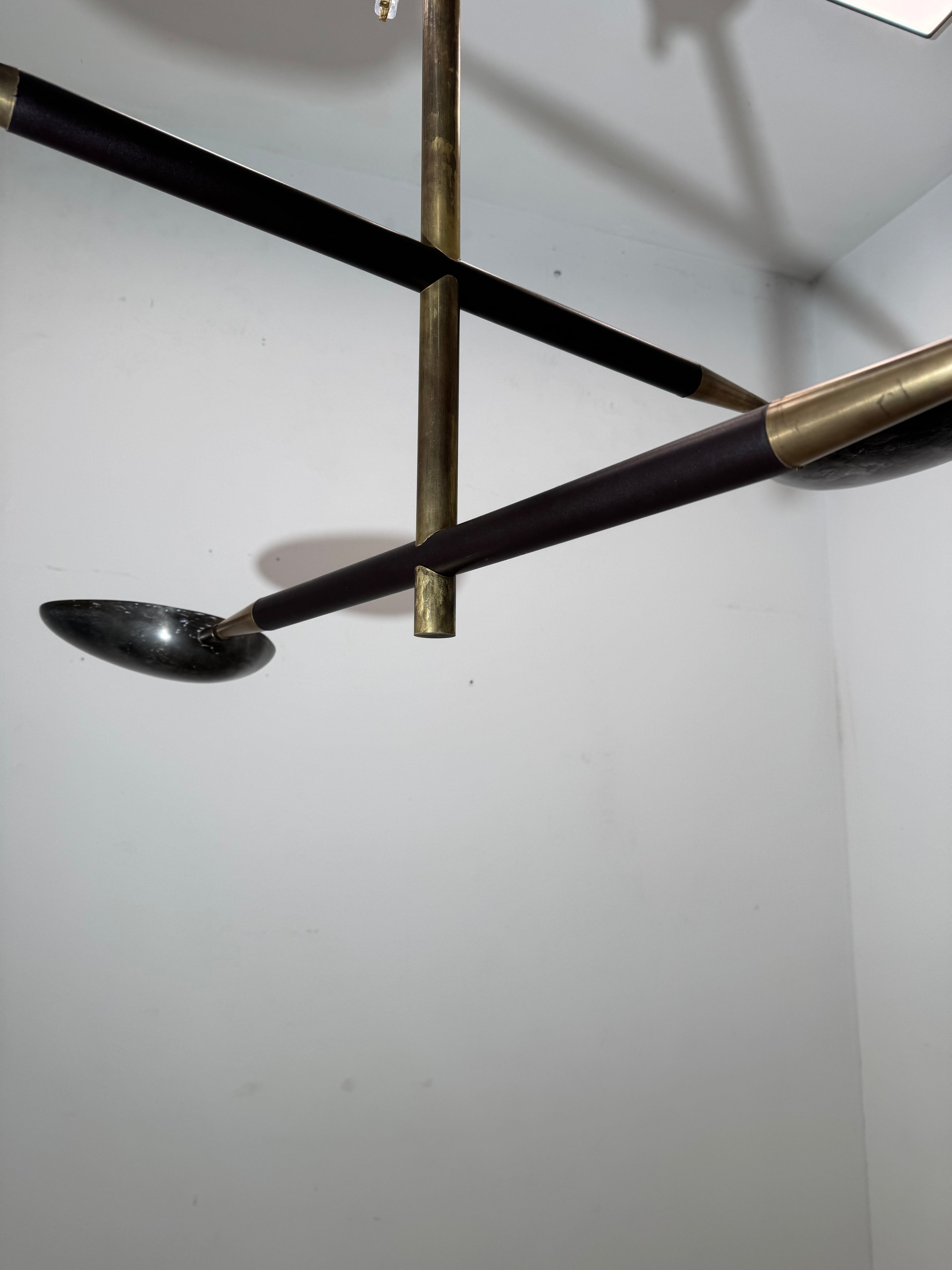 Lucca Studio Renata Chandelier Leather