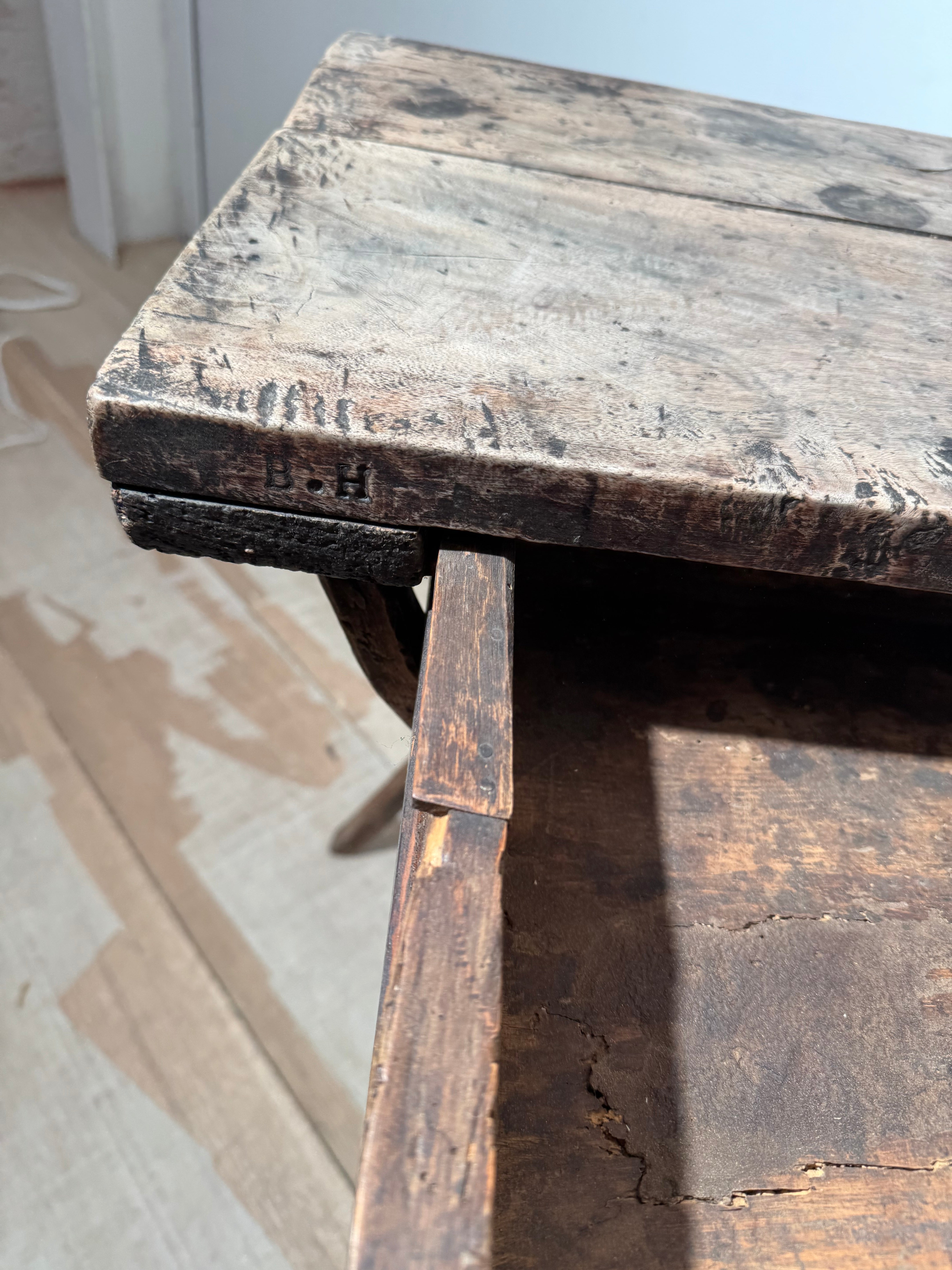 French 18th Century Primitive Side Table