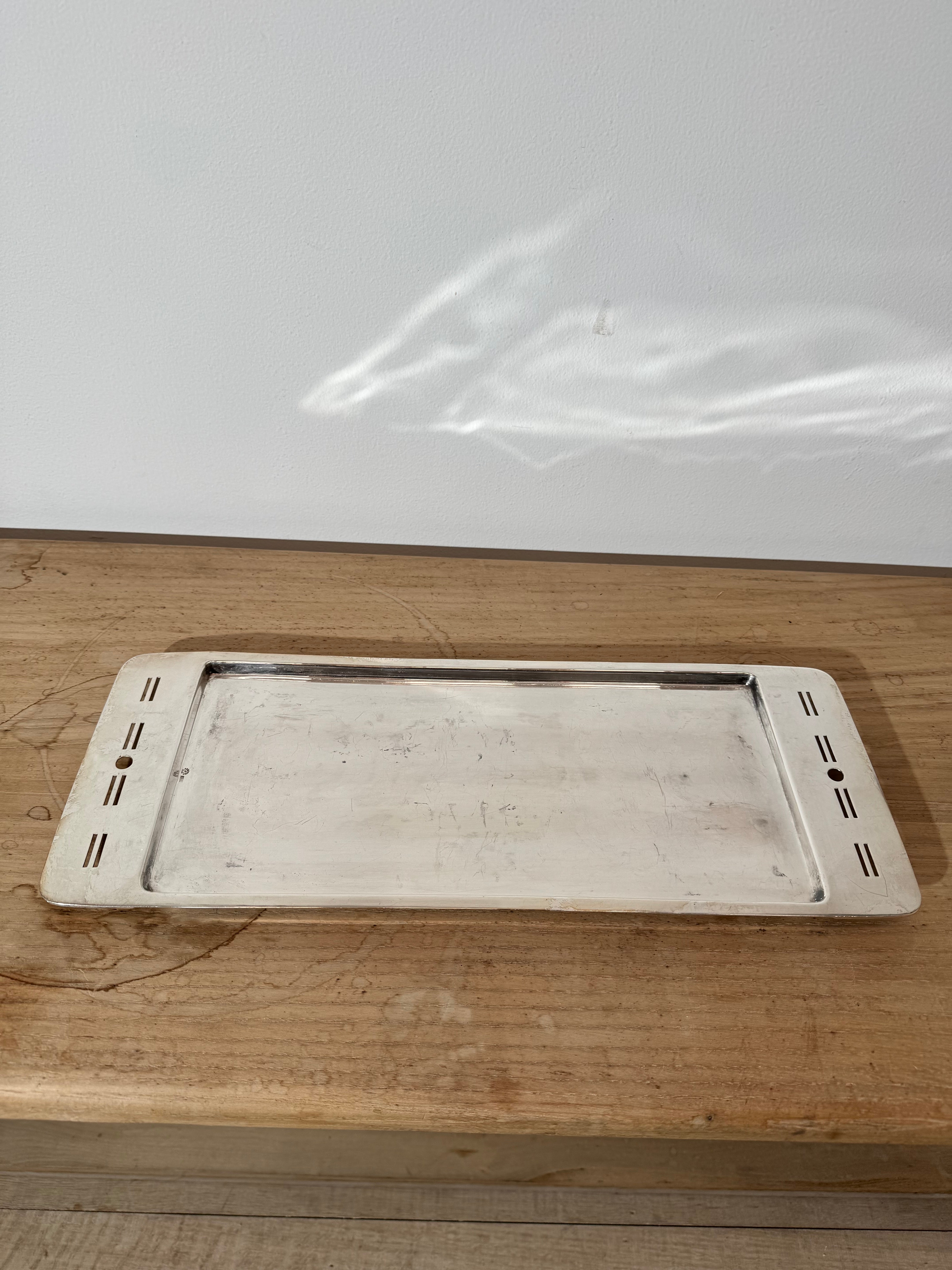 Vintage Hans Ofner Secessionist Silver Plate Tray