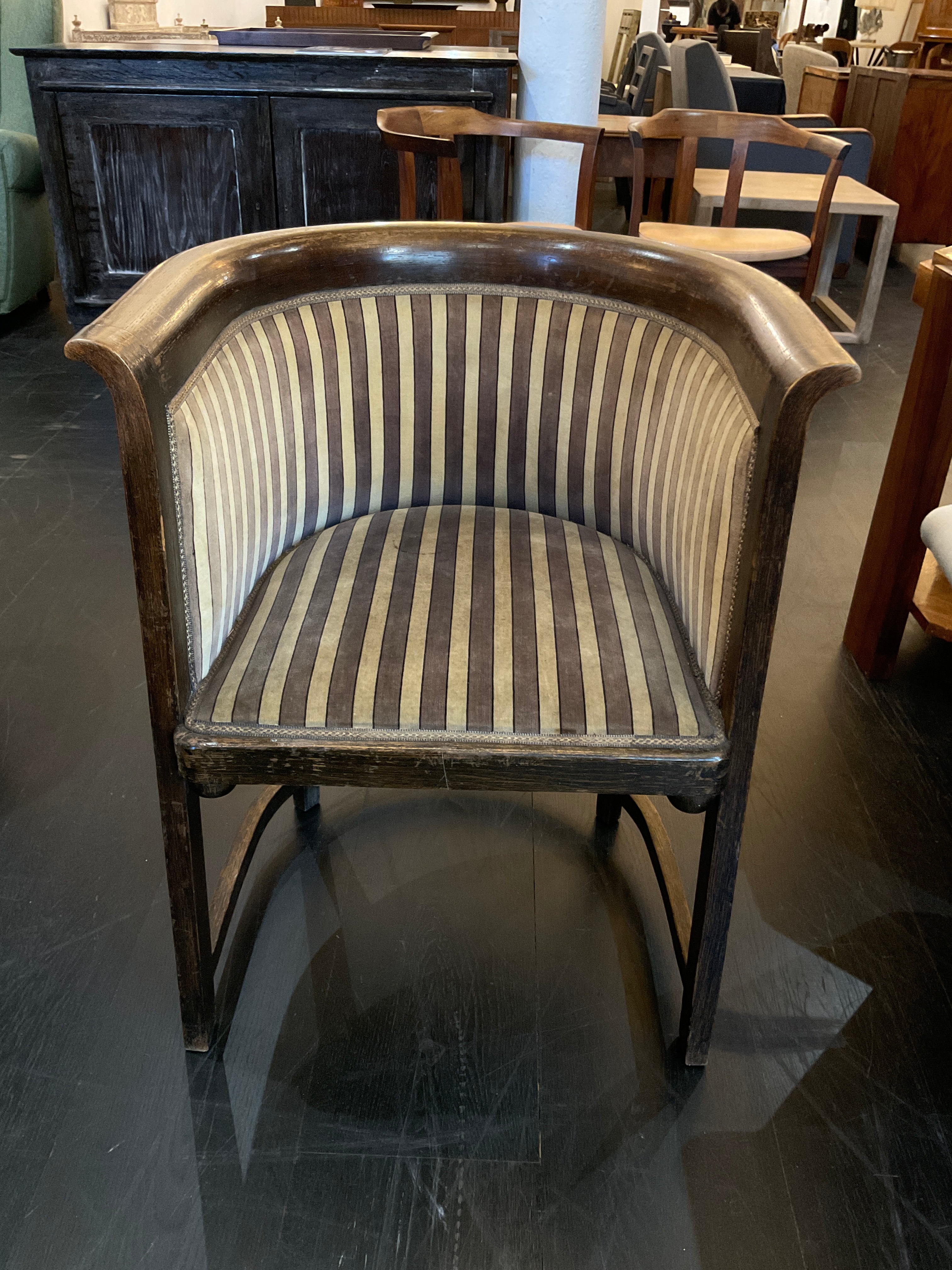 Stamped Josef Kohn, Pair of Viennese Secessionist Chairs