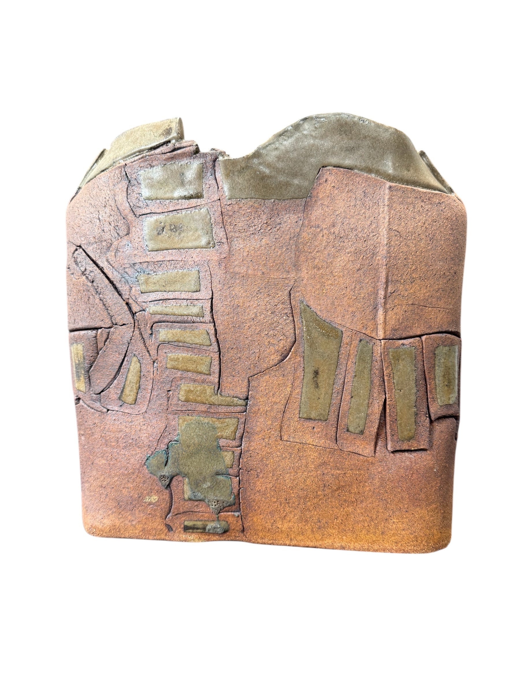 Slab Built Studio Pottery Vessel