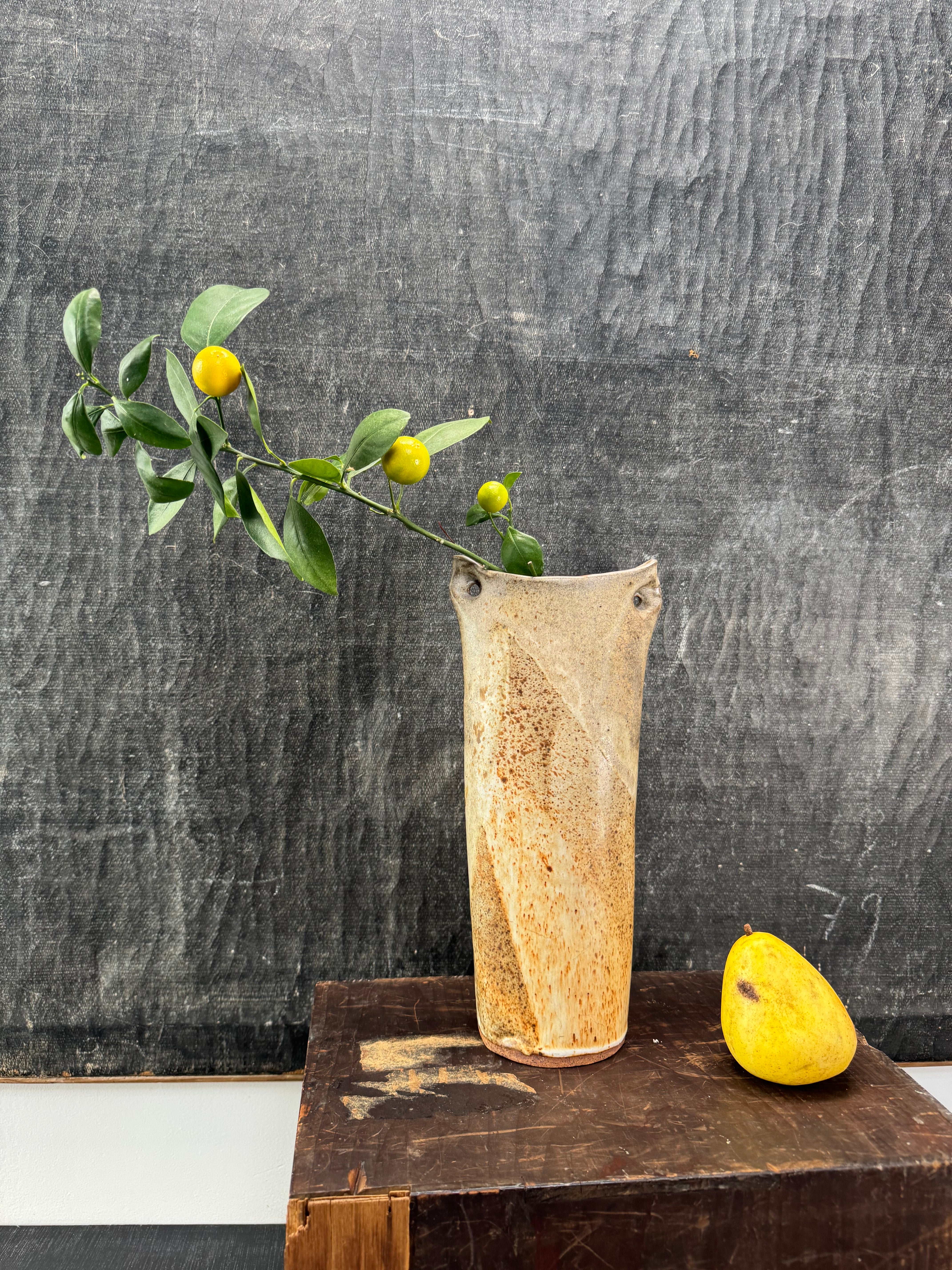 Unusual Vintage Studio Pottery Vase