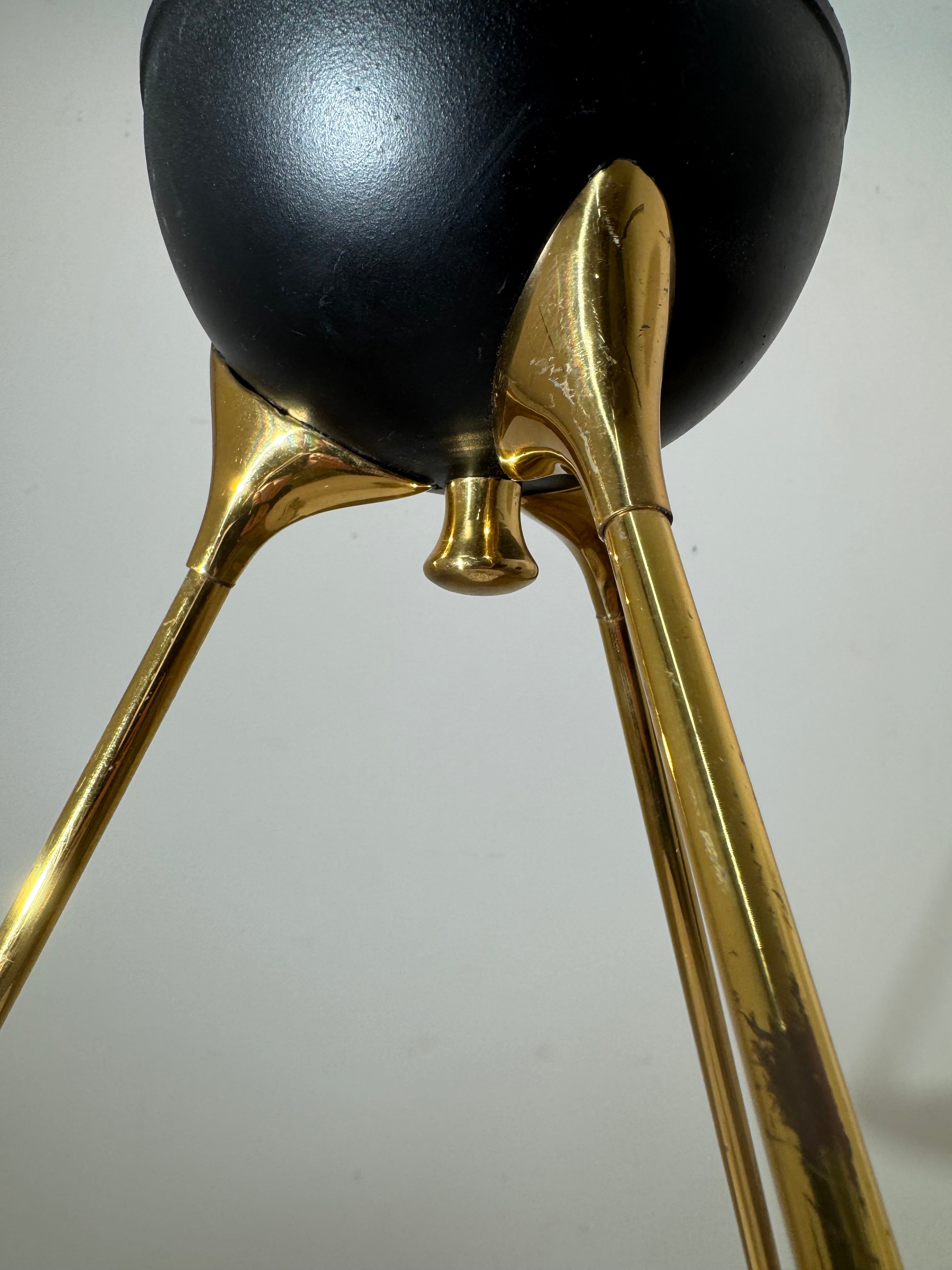 Vintage Italian Flush Mount Chandlier