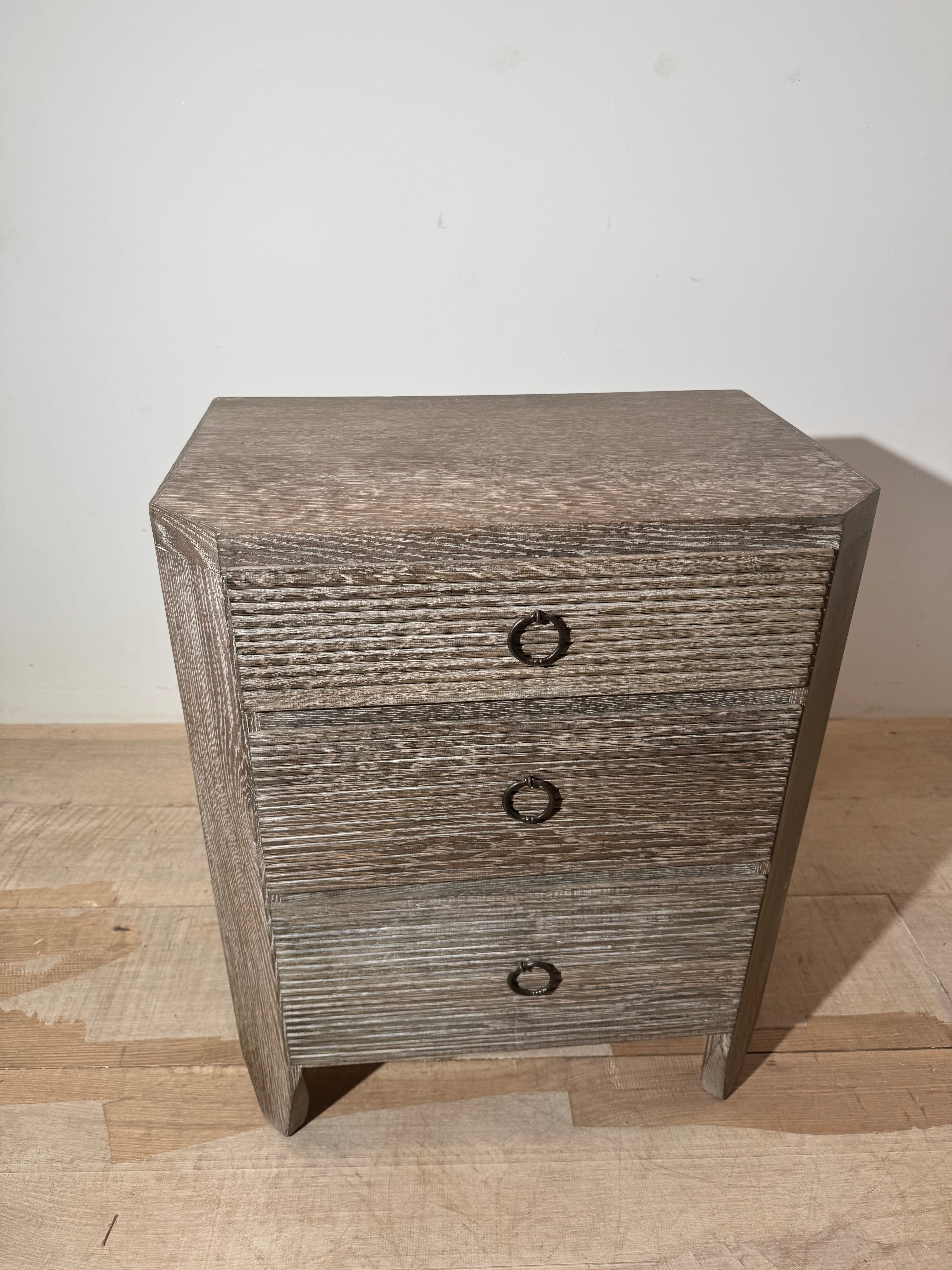 Lucca Studio Cerused Oak Emma Chest of Drawers