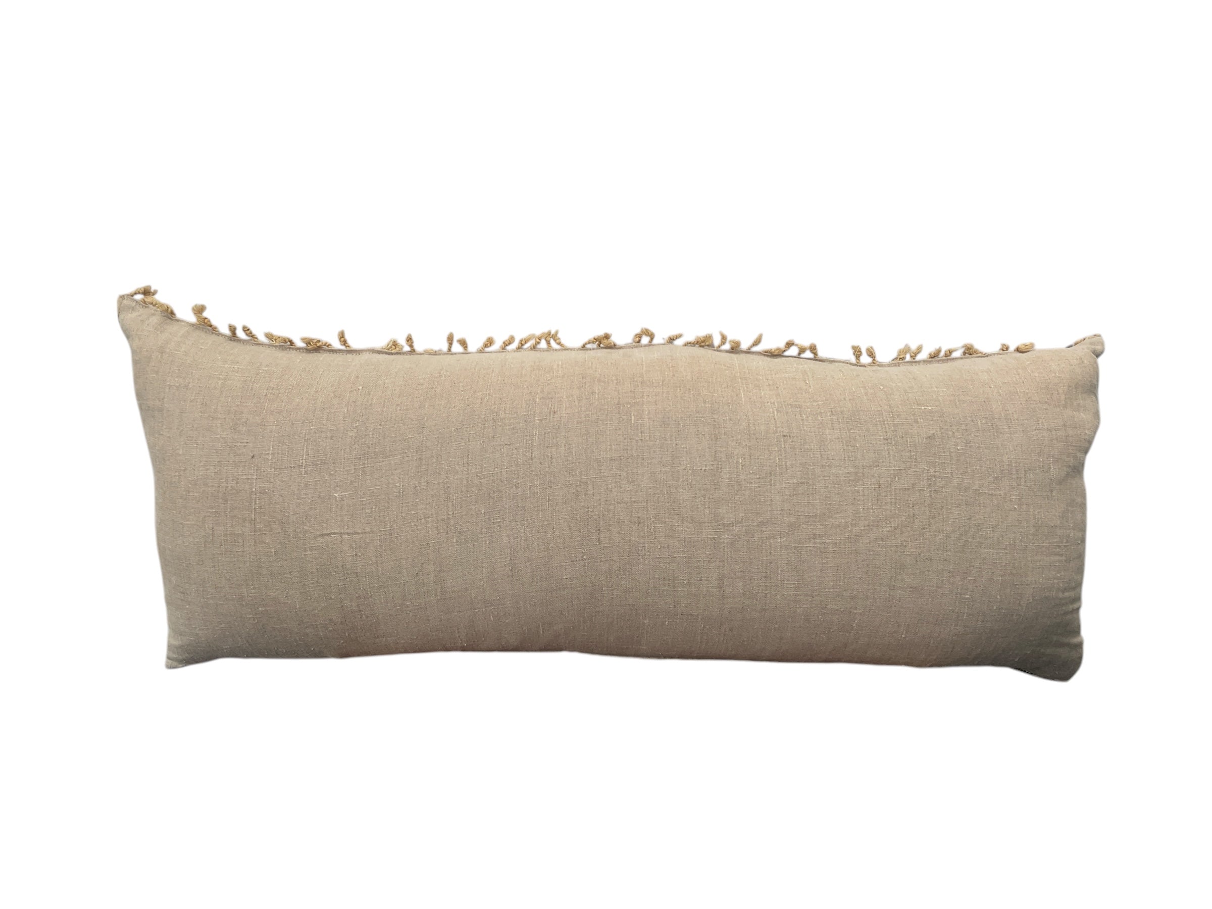 Large Antique Persian Textile Pillow