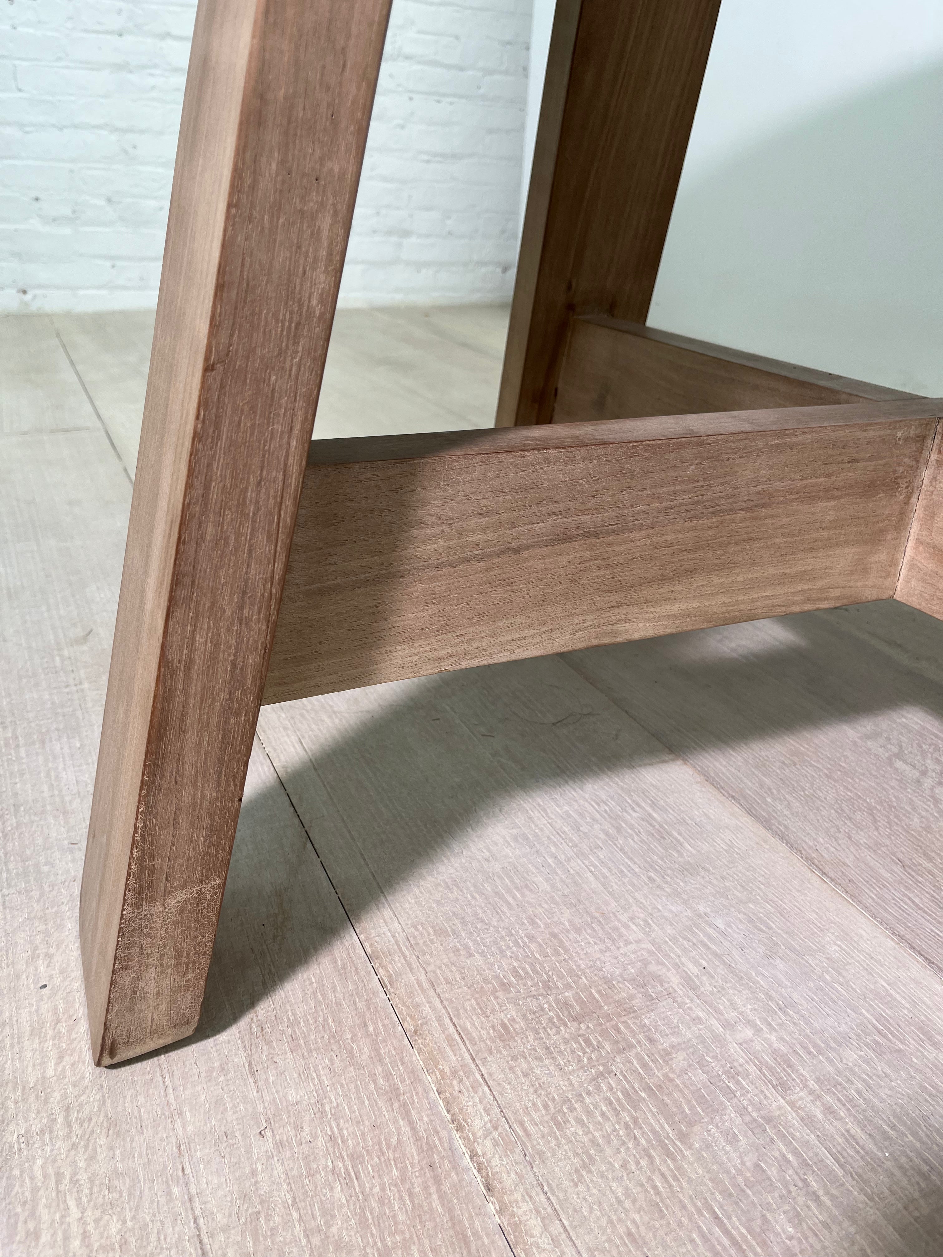 Belgian 18th Century Walnut Top Dining Table