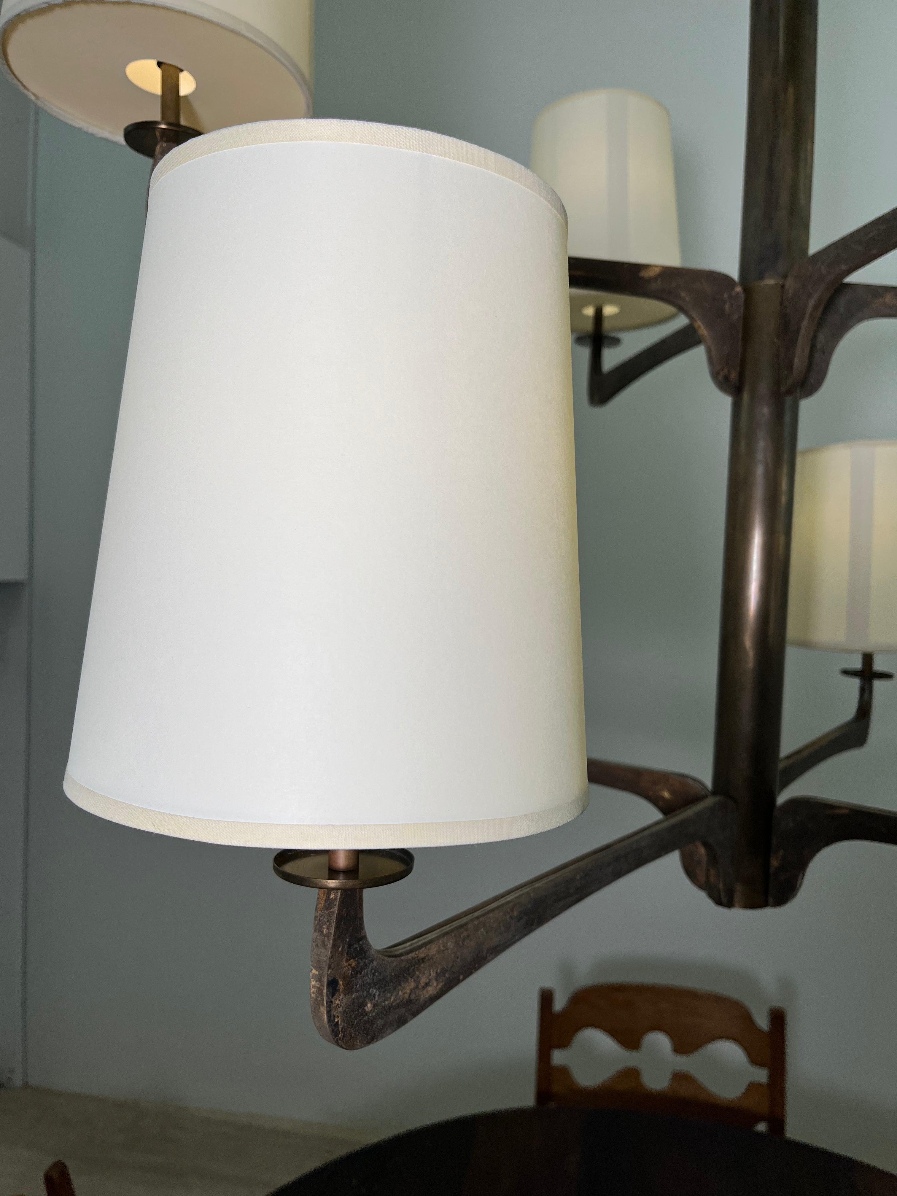 Lucca Studio Hardin Bronze Chandelier (Two Tier)