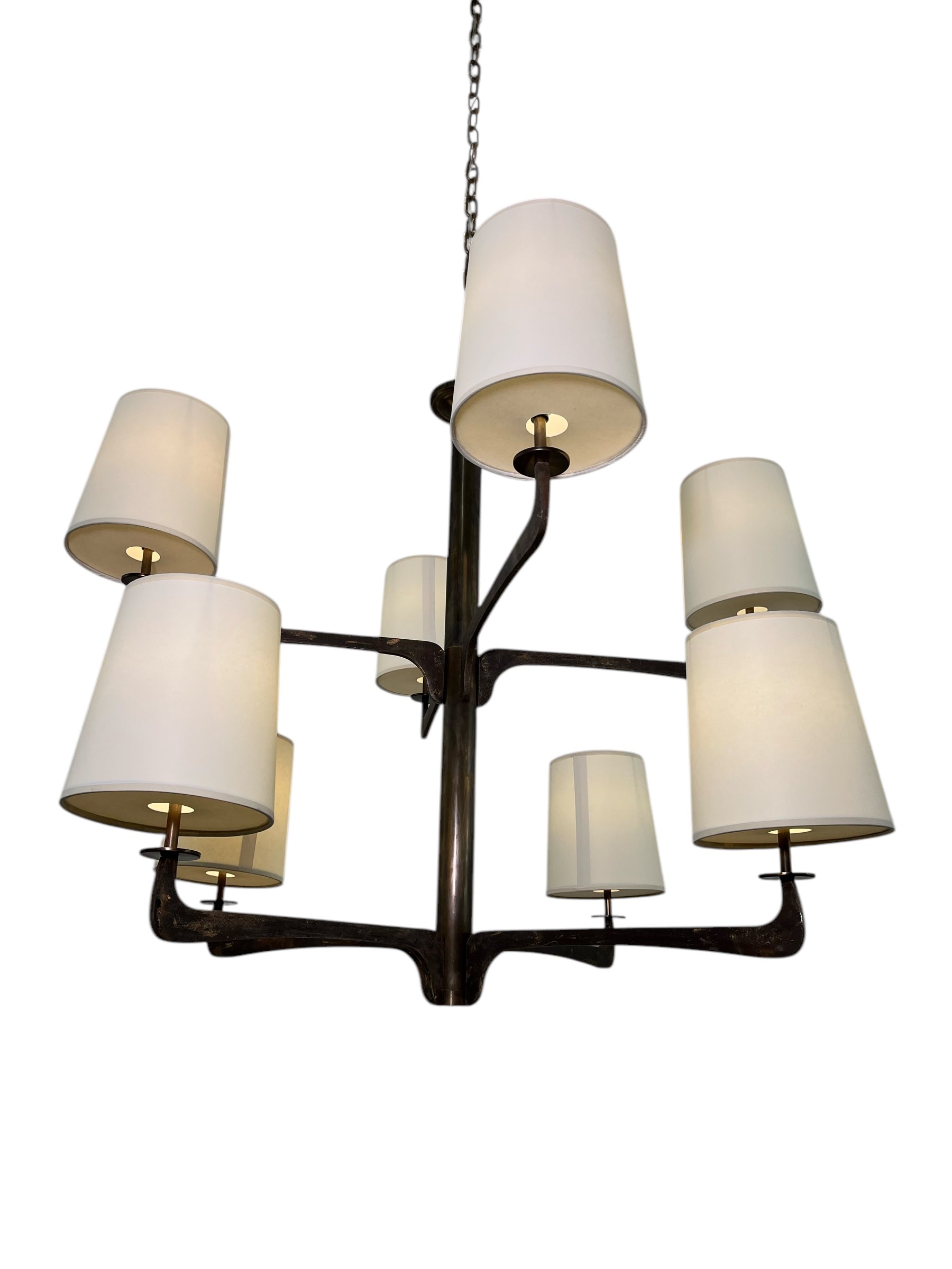 Lucca Studio Hardin Bronze Chandelier (Two Tier)