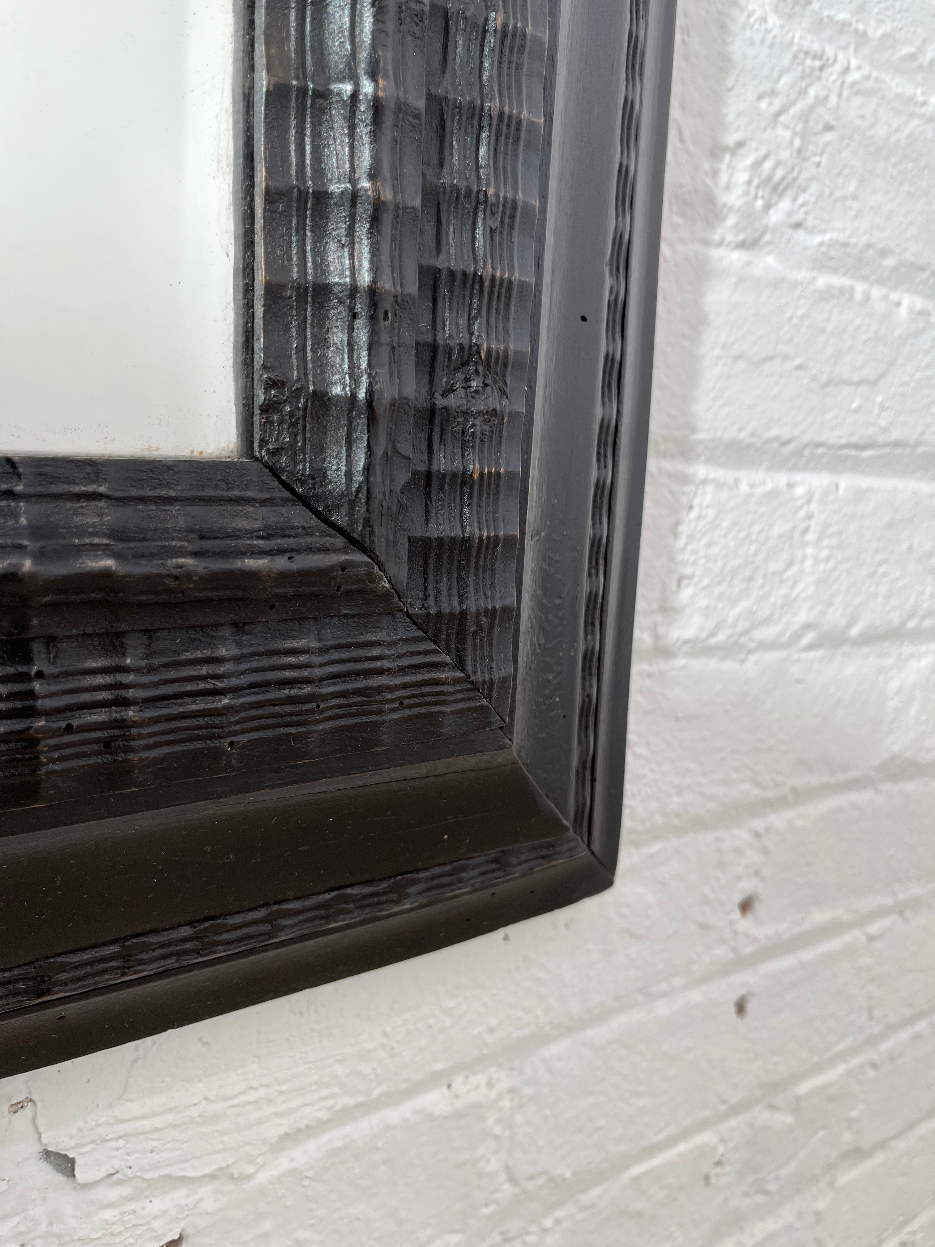 Large 19th Century Ebonized Mirror