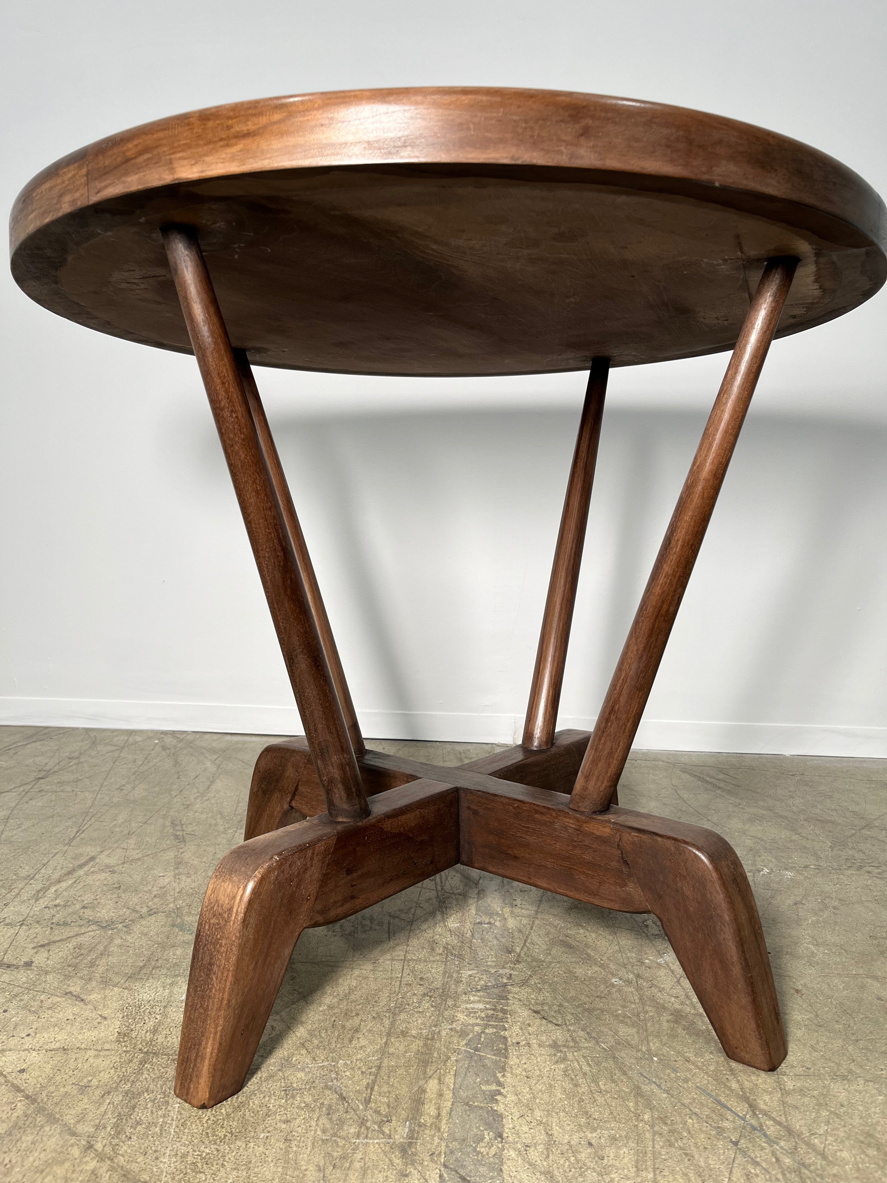 Lucca Studio Walnut Hyatt Side Table