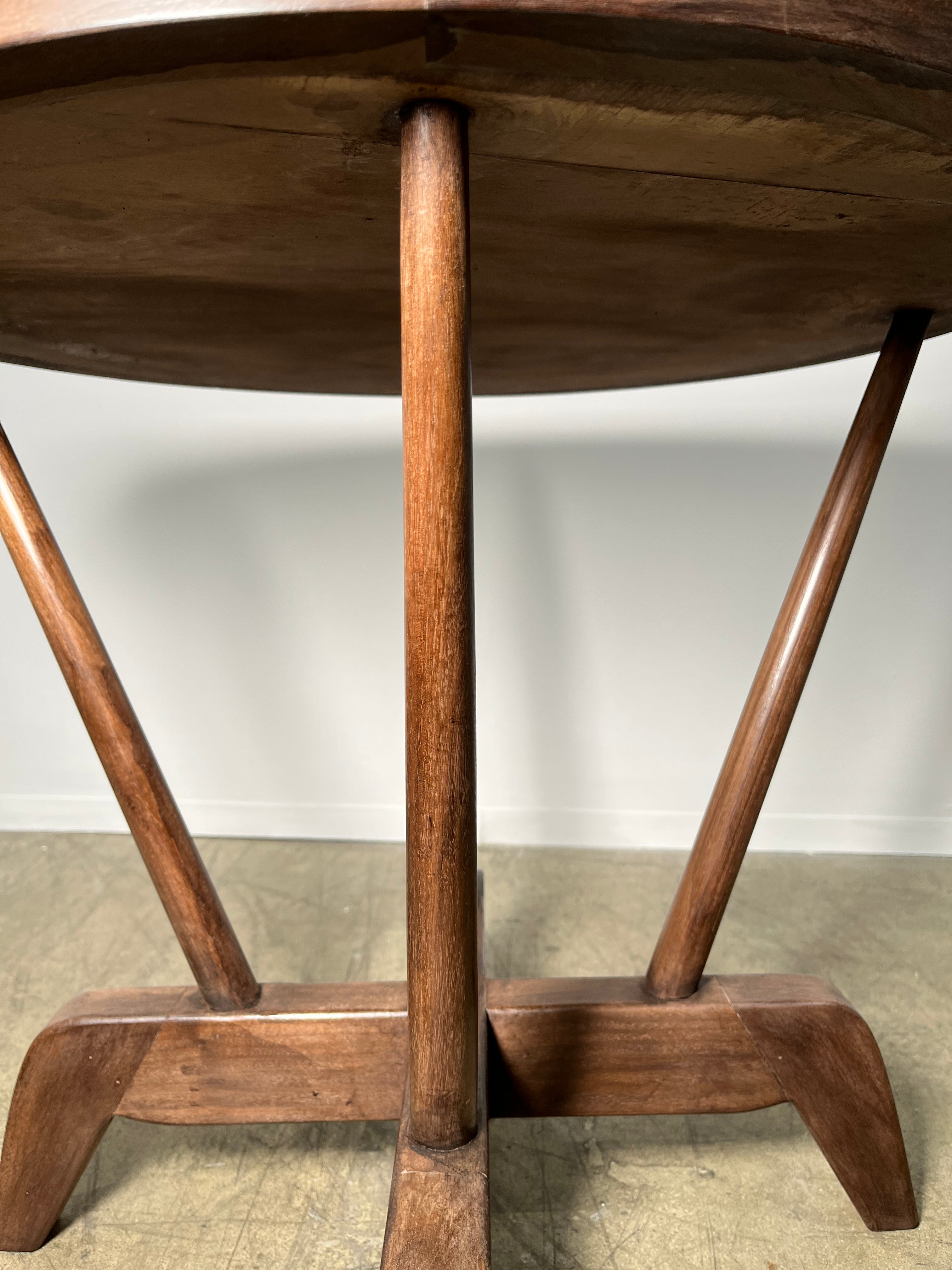 Lucca Studio Walnut Hyatt Side Table