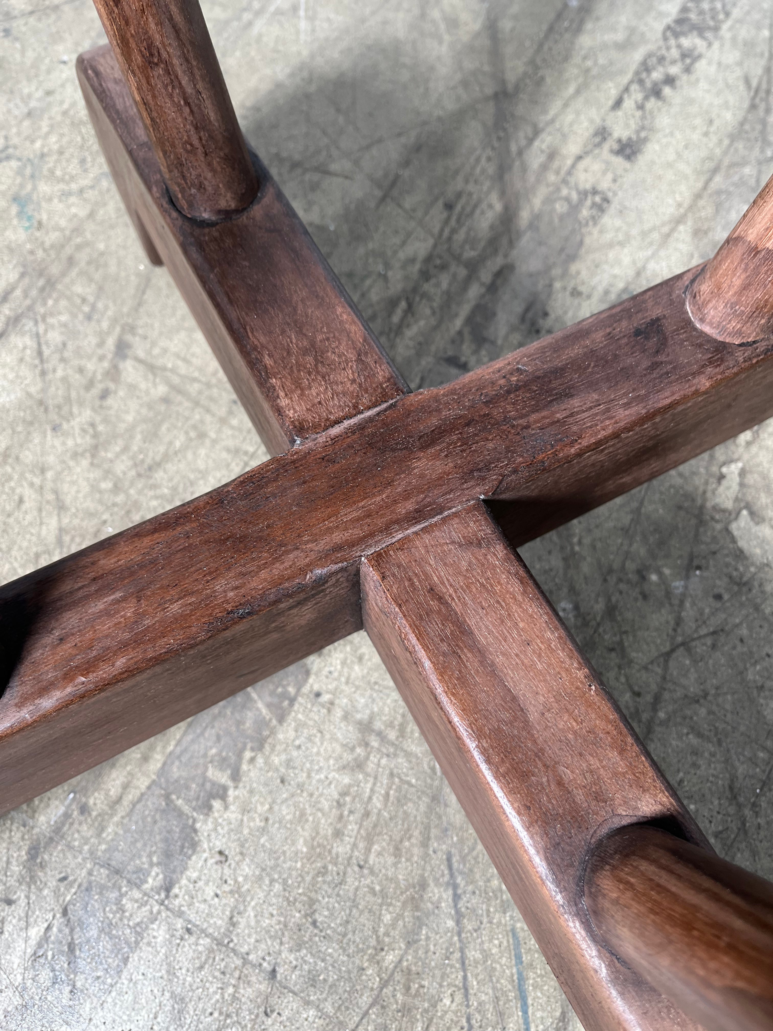 Lucca Studio Walnut Hyatt Side Table