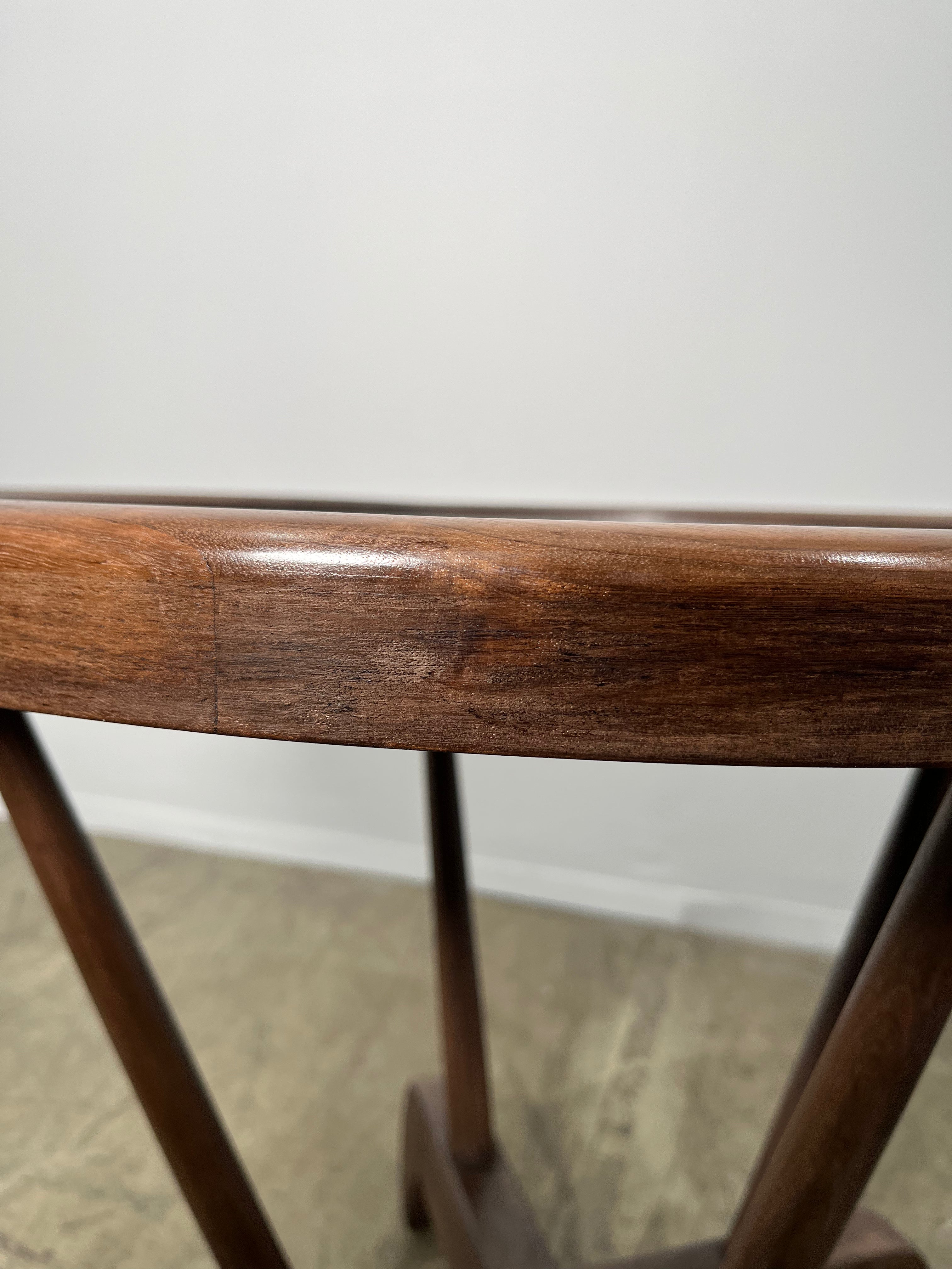 Lucca Studio Walnut Hyatt Side Table