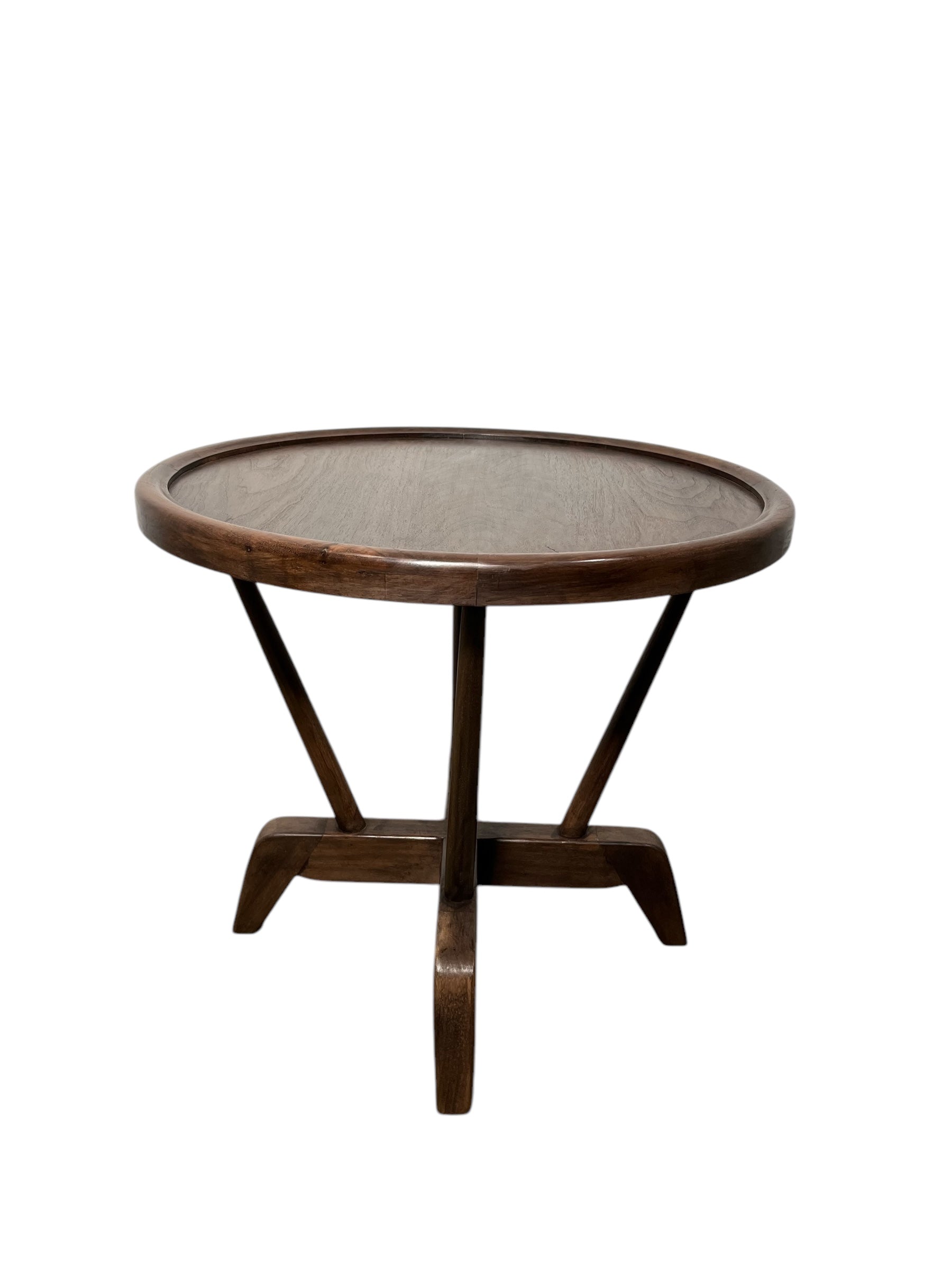 Lucca Studio Walnut Hyatt Side Table