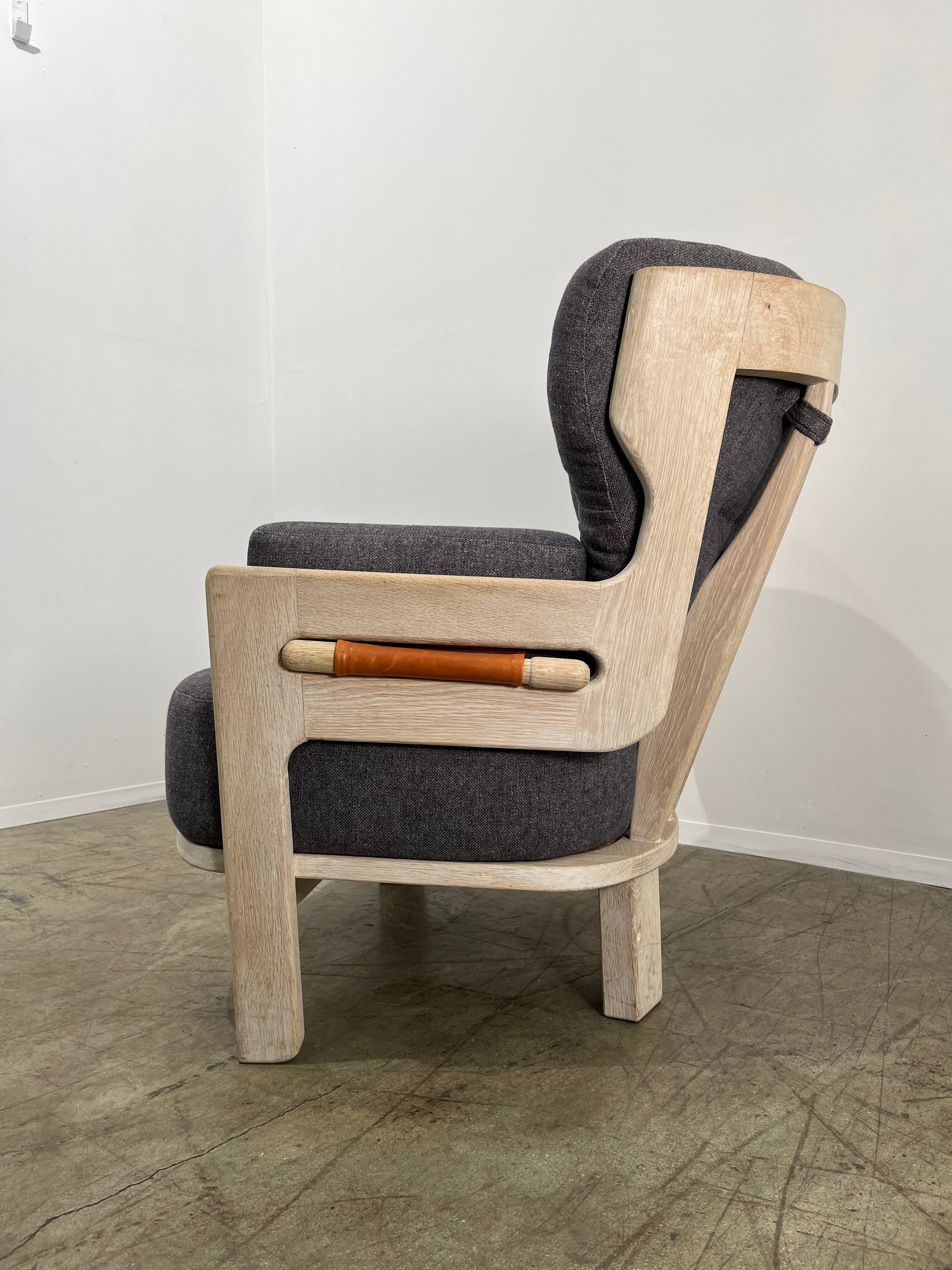 Pair of Guillerme & Chambrone " Denis " Arm Chairs