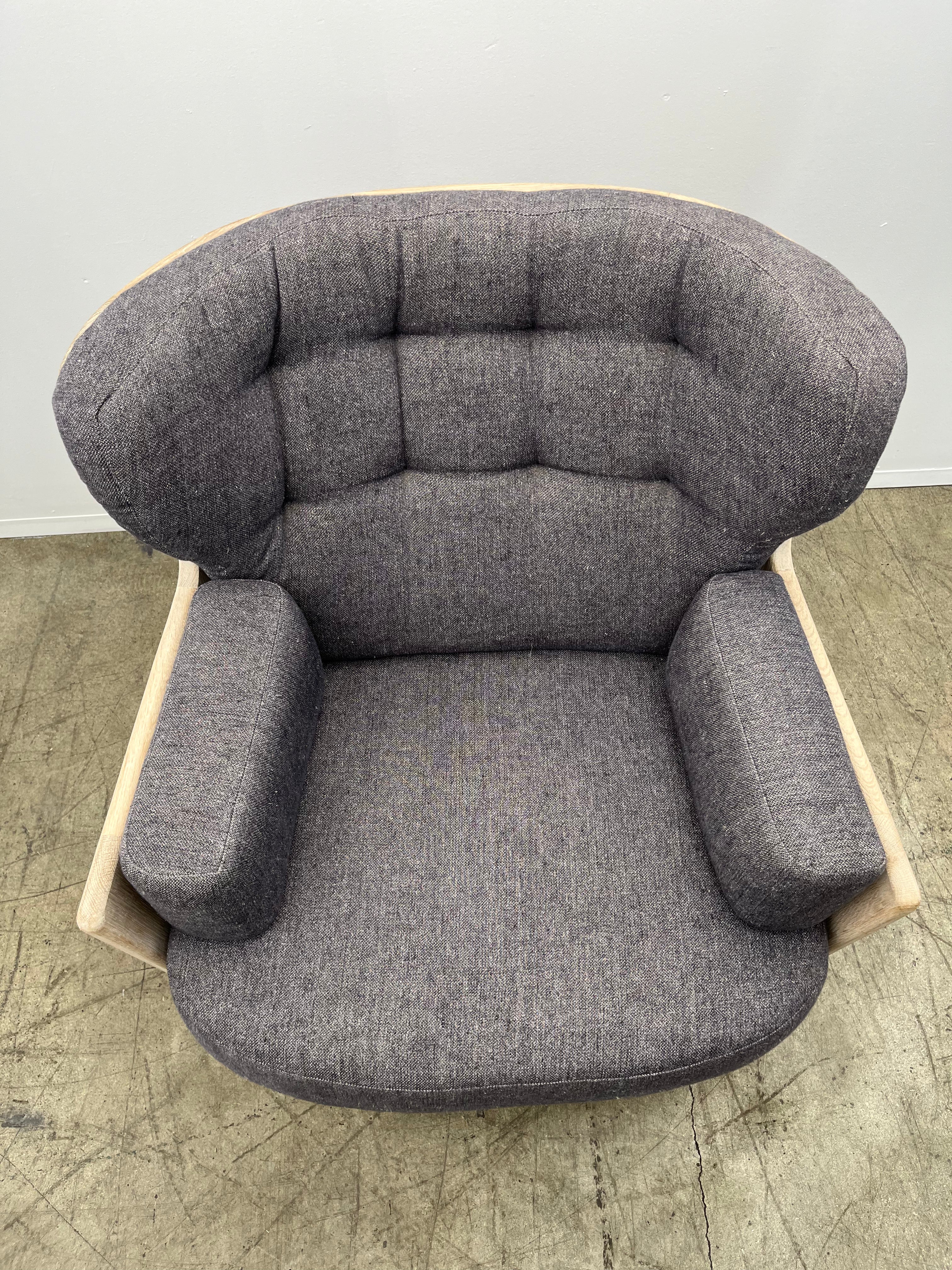 Pair of Guillerme & Chambrone " Denis " Arm Chairs