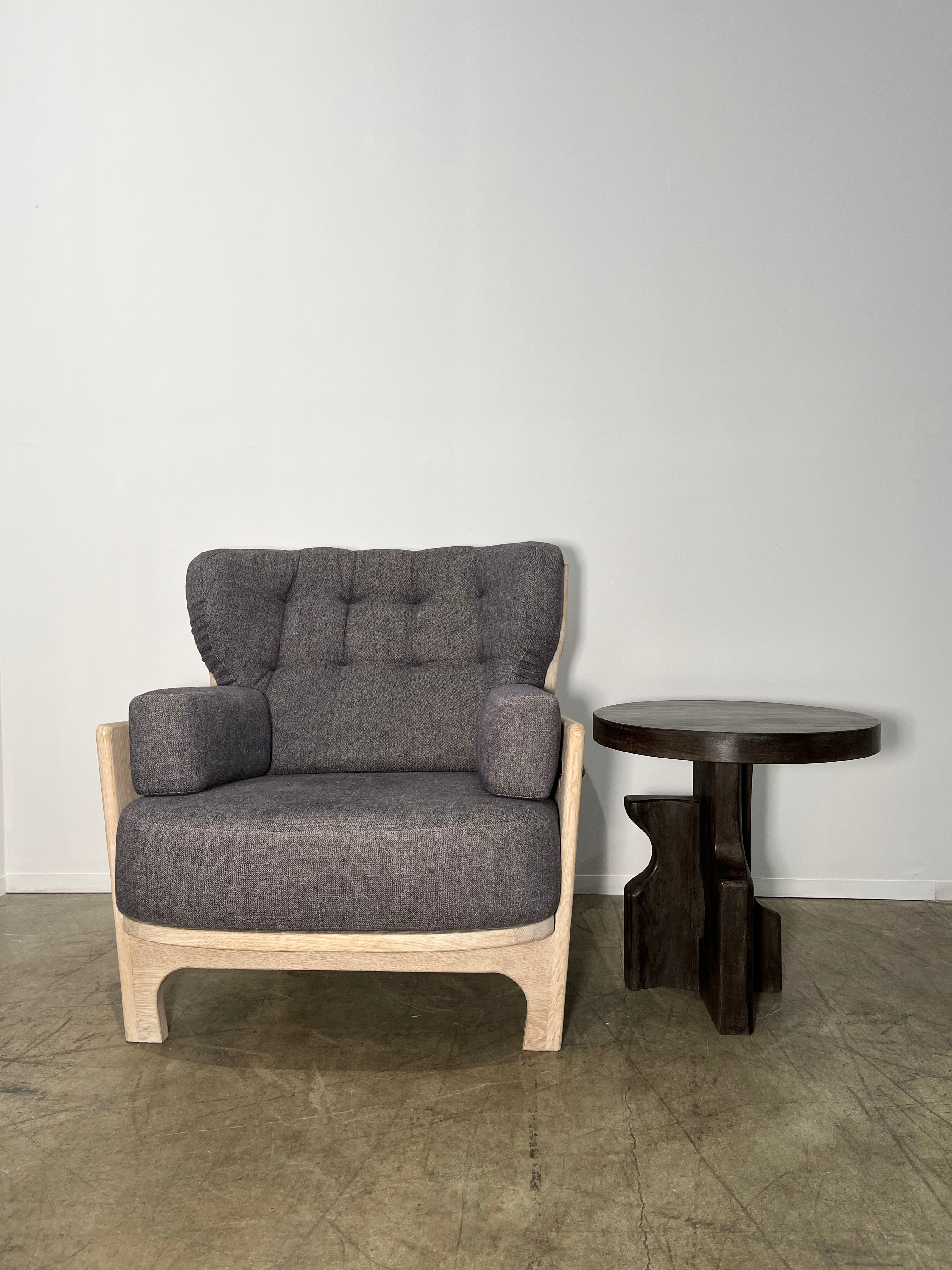 Pair of Guillerme & Chambrone " Denis " Arm Chairs