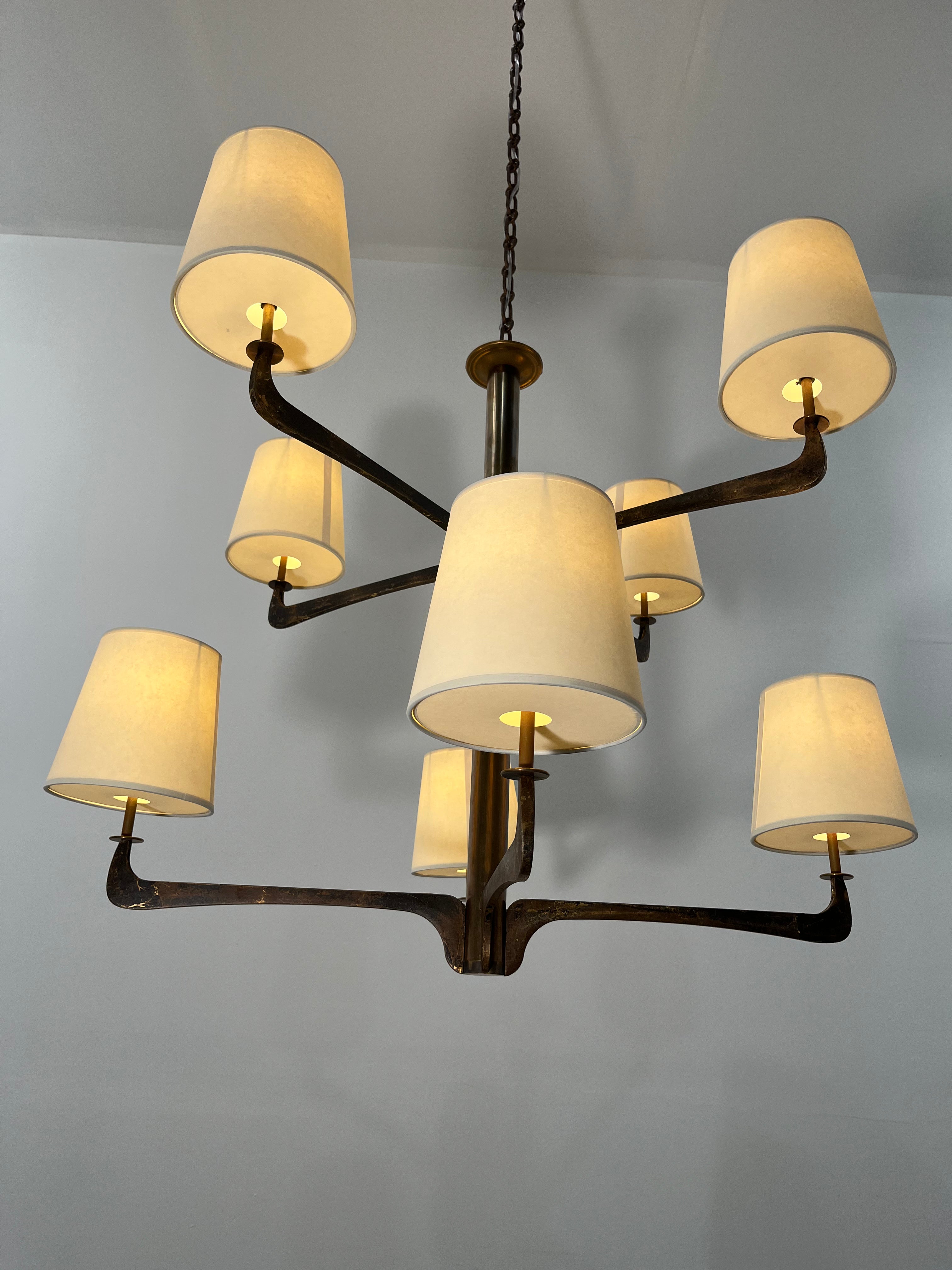 Lucca Studio Hardin Two-Tier Bronze Chandelier ( Two Tier)