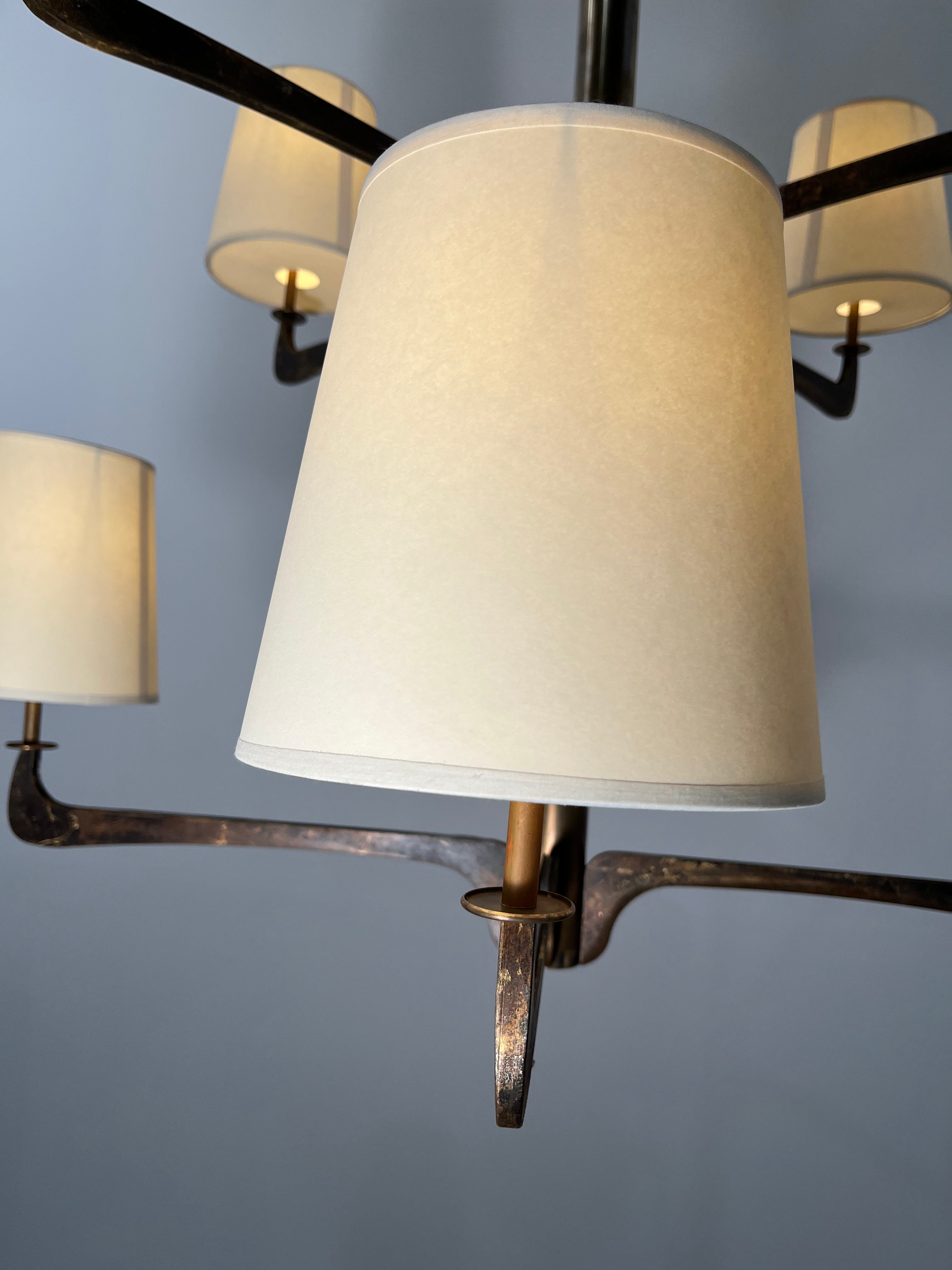 Lucca Studio Hardin Two-Tier Bronze Chandelier ( Two Tier)