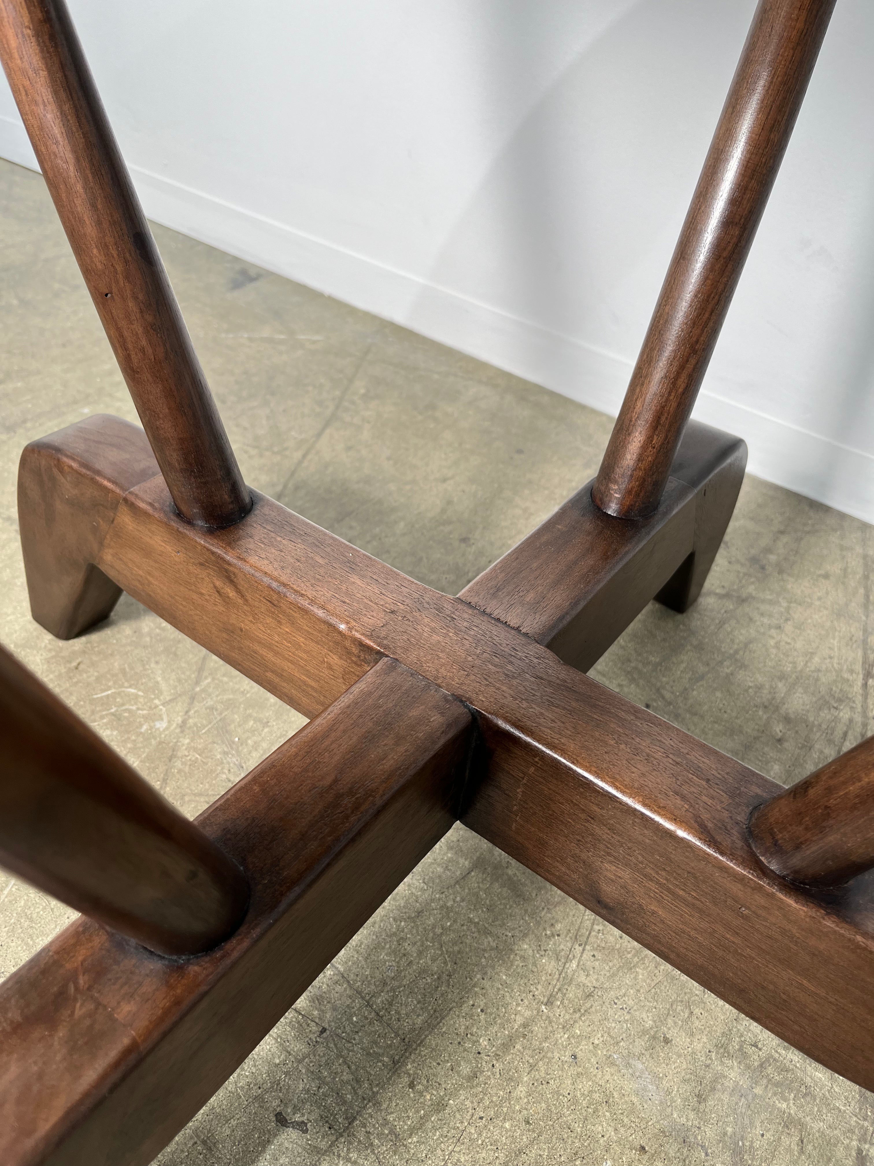 Lucca Studio Walnut Hyatt Side Table