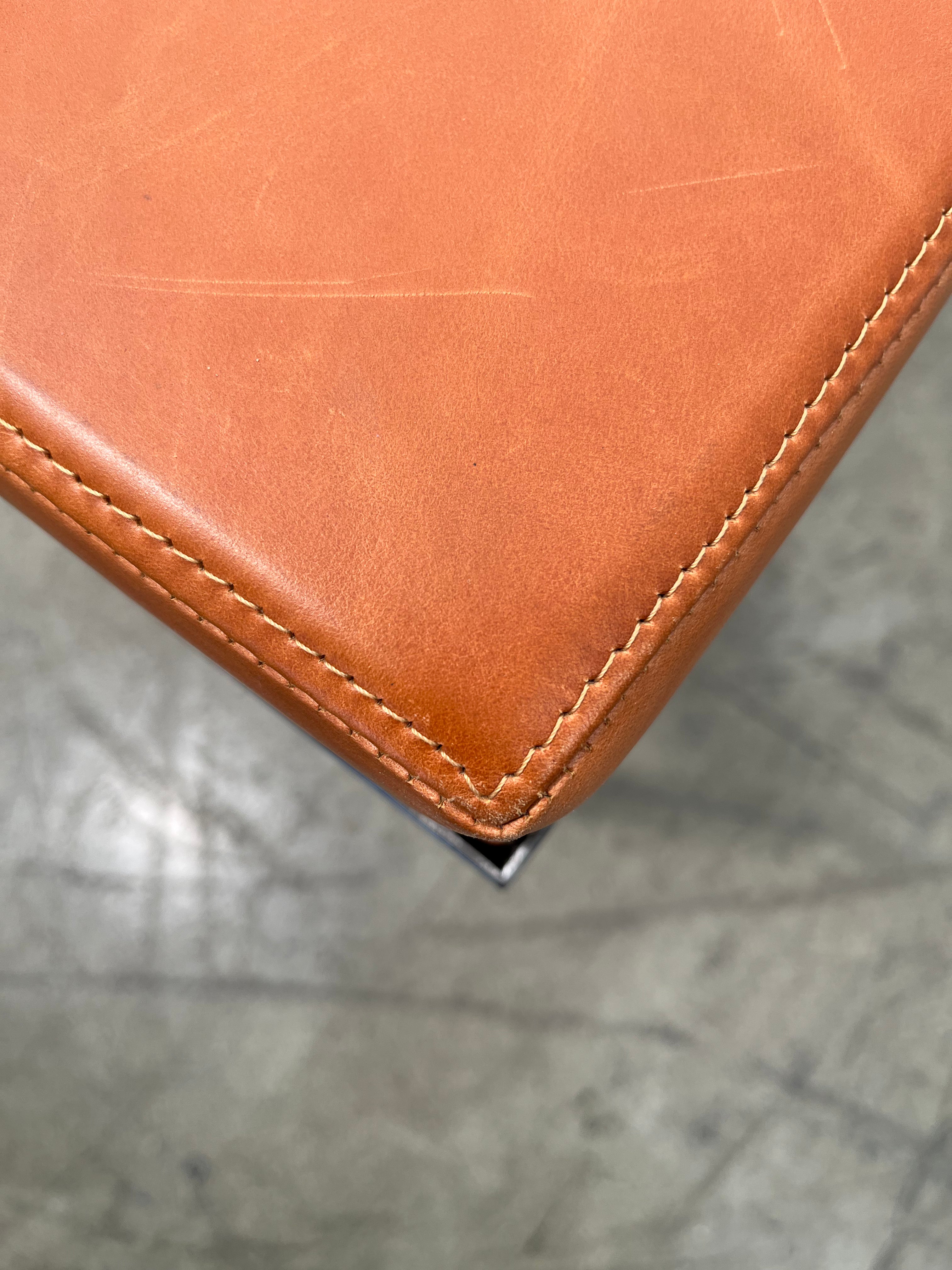 Limited Edition Saddle Leather Stool/Table