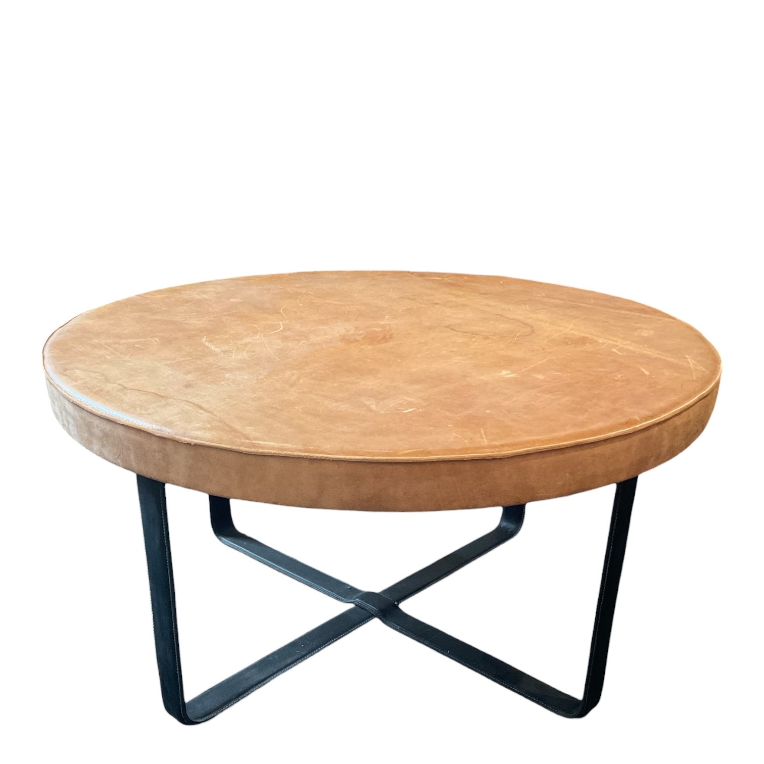 Limited edition, leather top Coffee table
