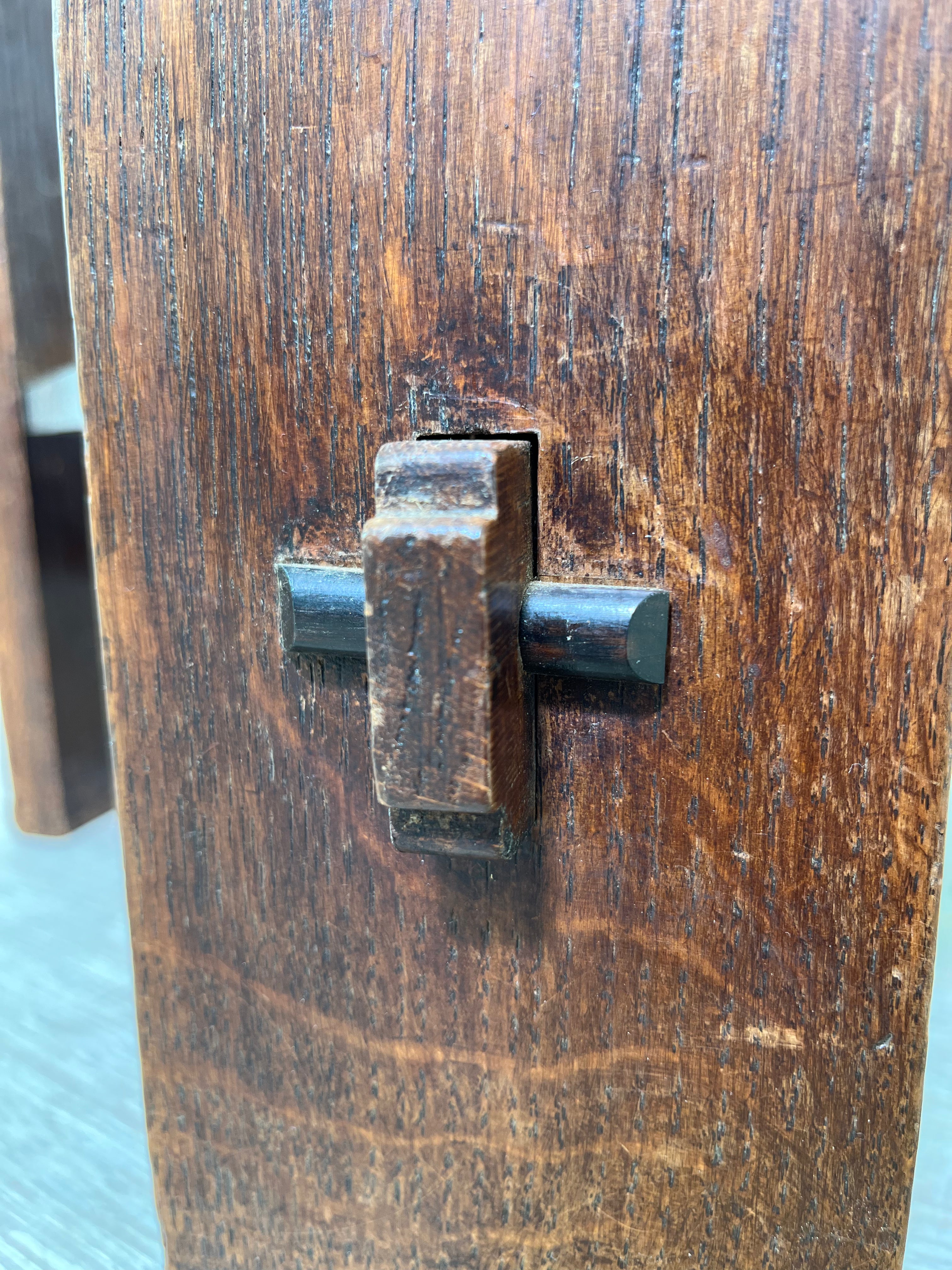 English Deco Wood Side Table
