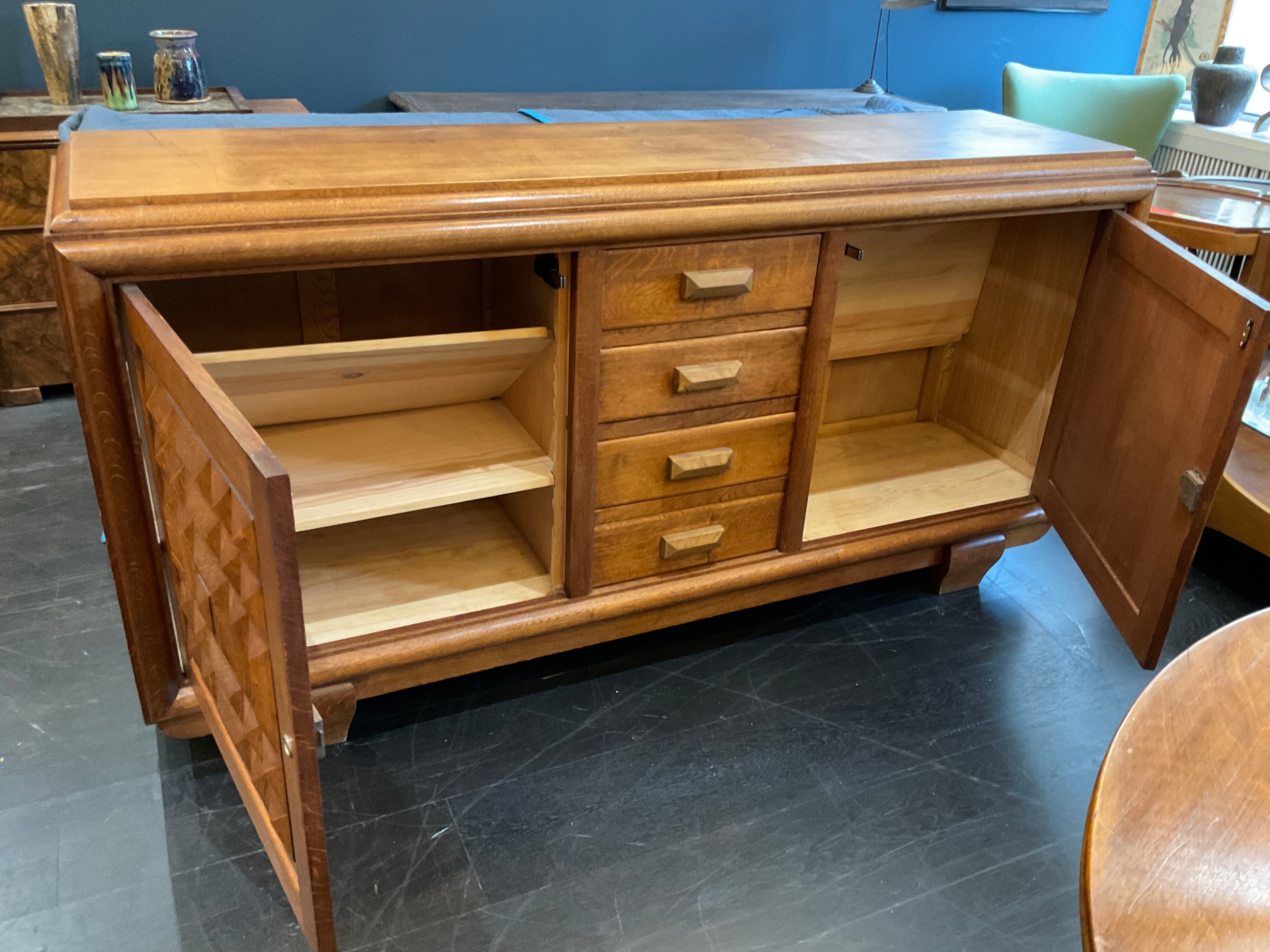 French 1930s Oak Sideboard
