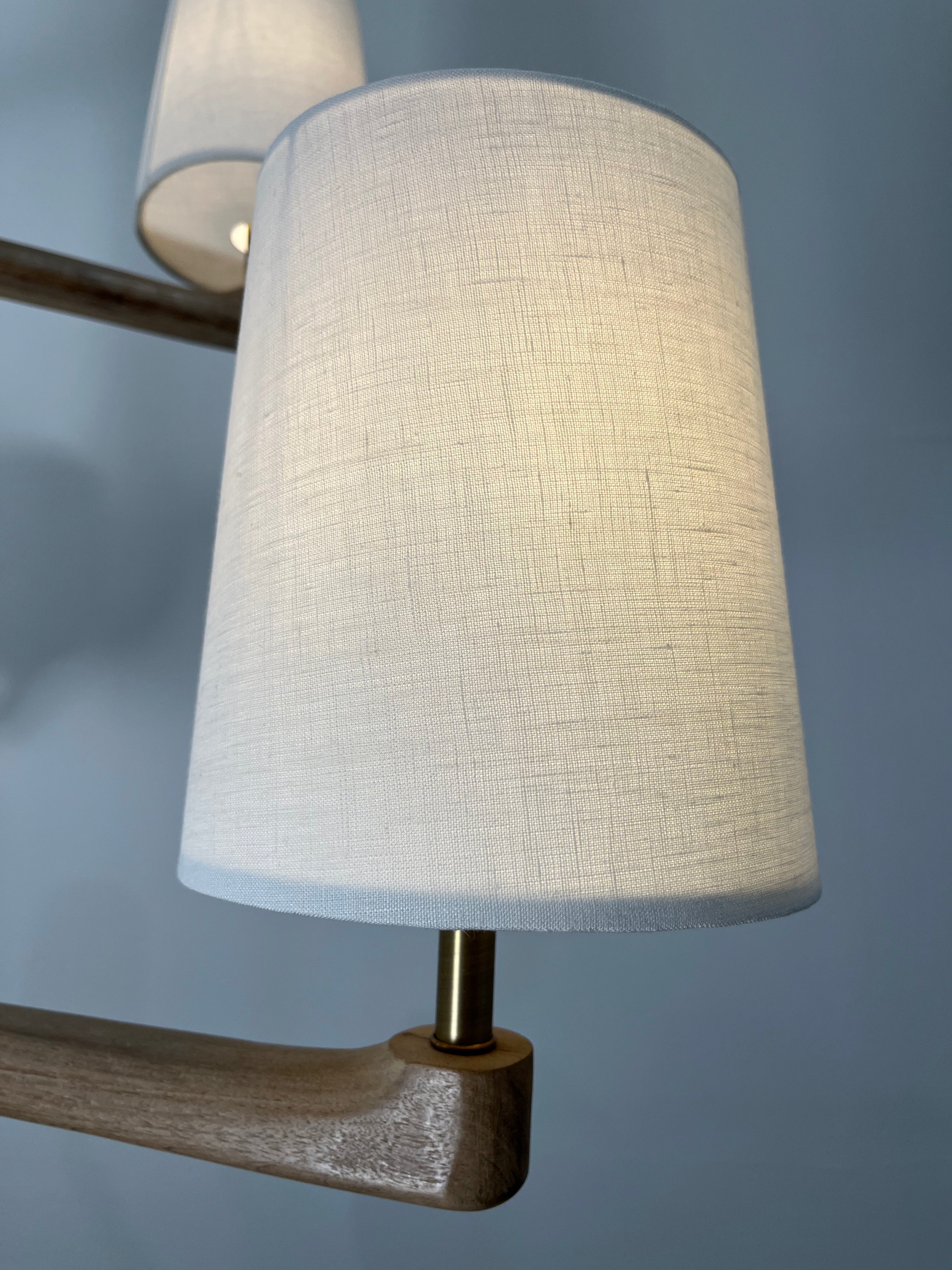 Lucca Studio Taylor Walnut Chandelier