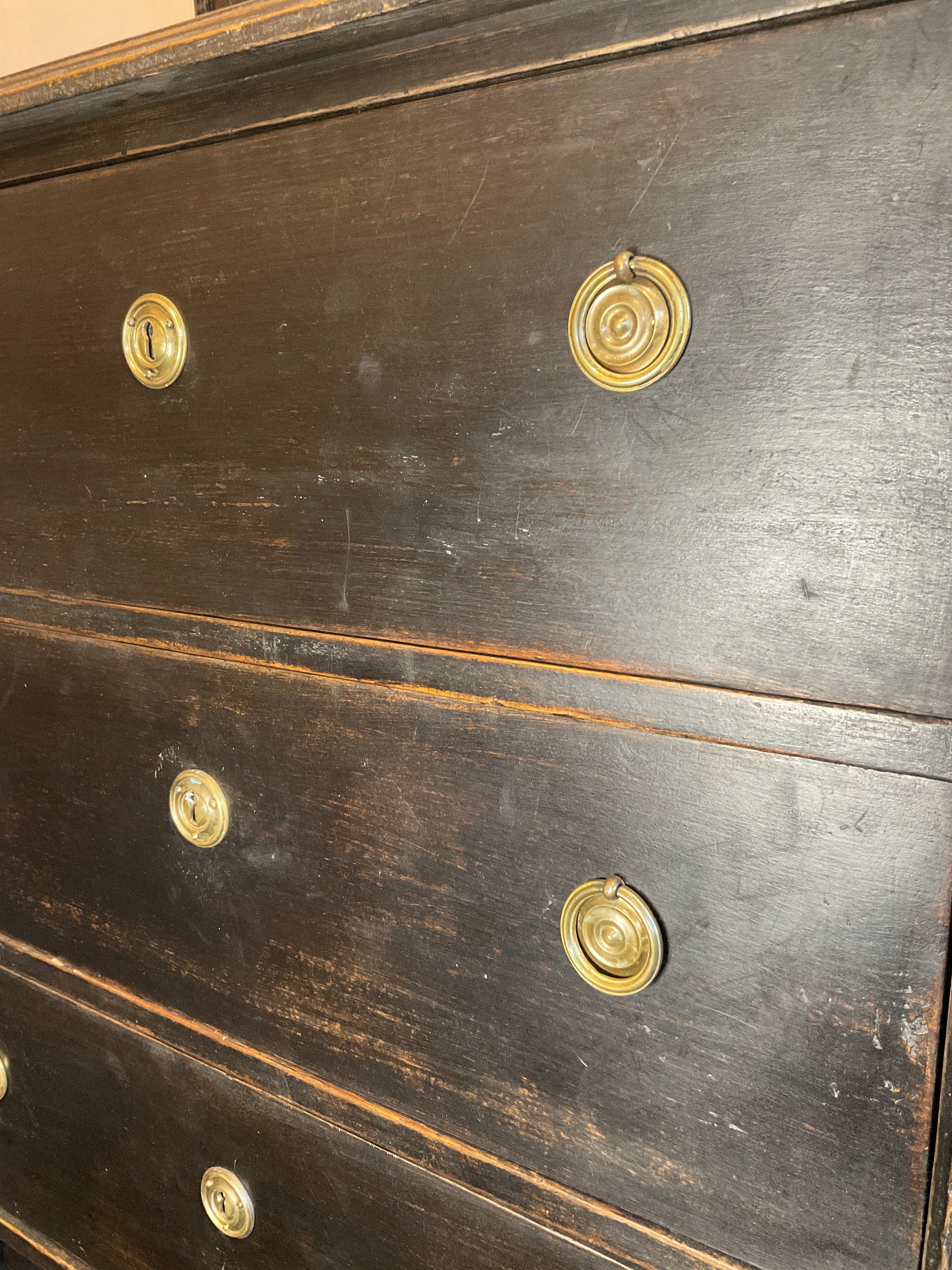 19 century French ebonized Commode