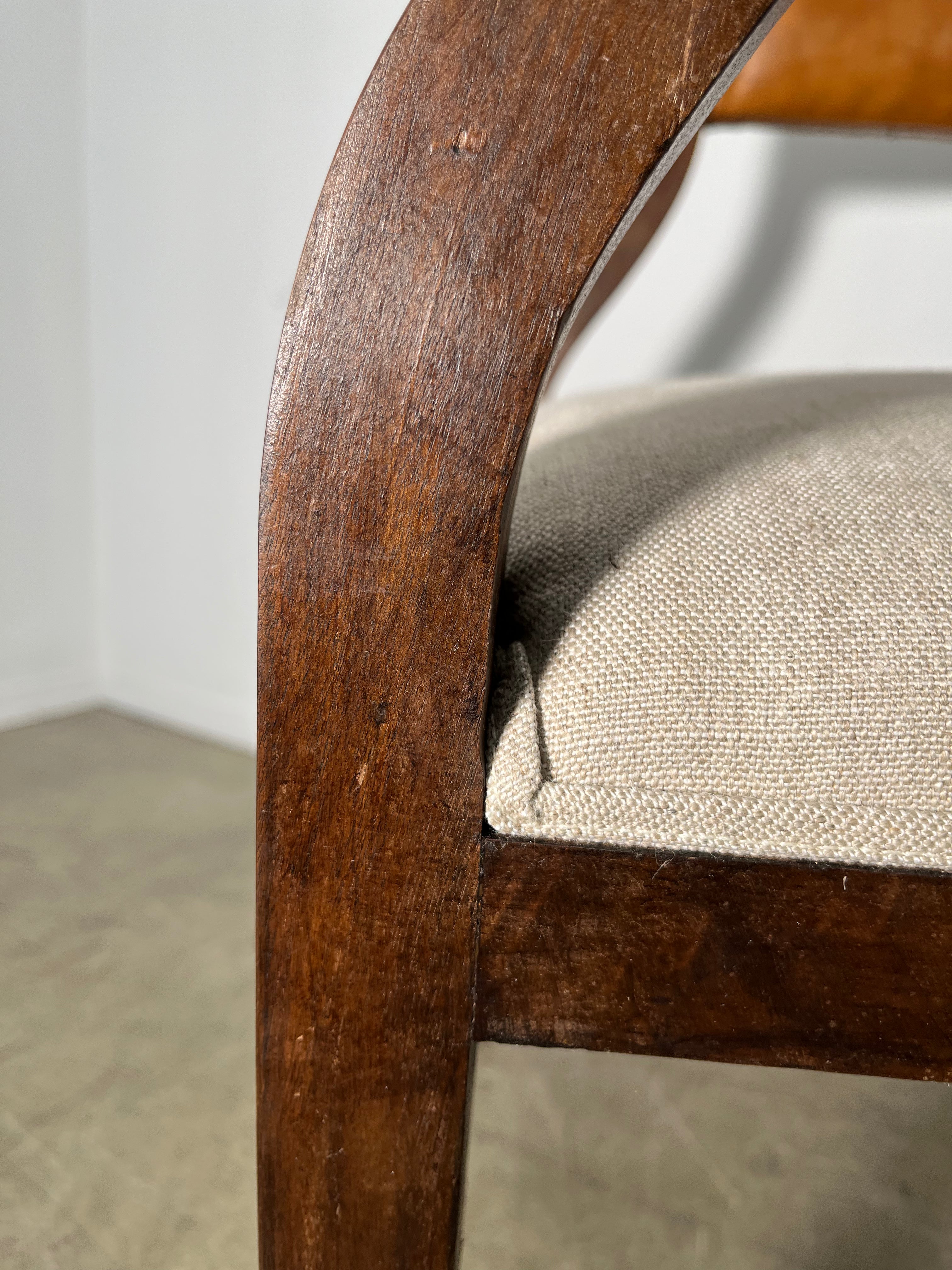 Set of (4) Limited Edition Ebonized Bennet Arm Chairs