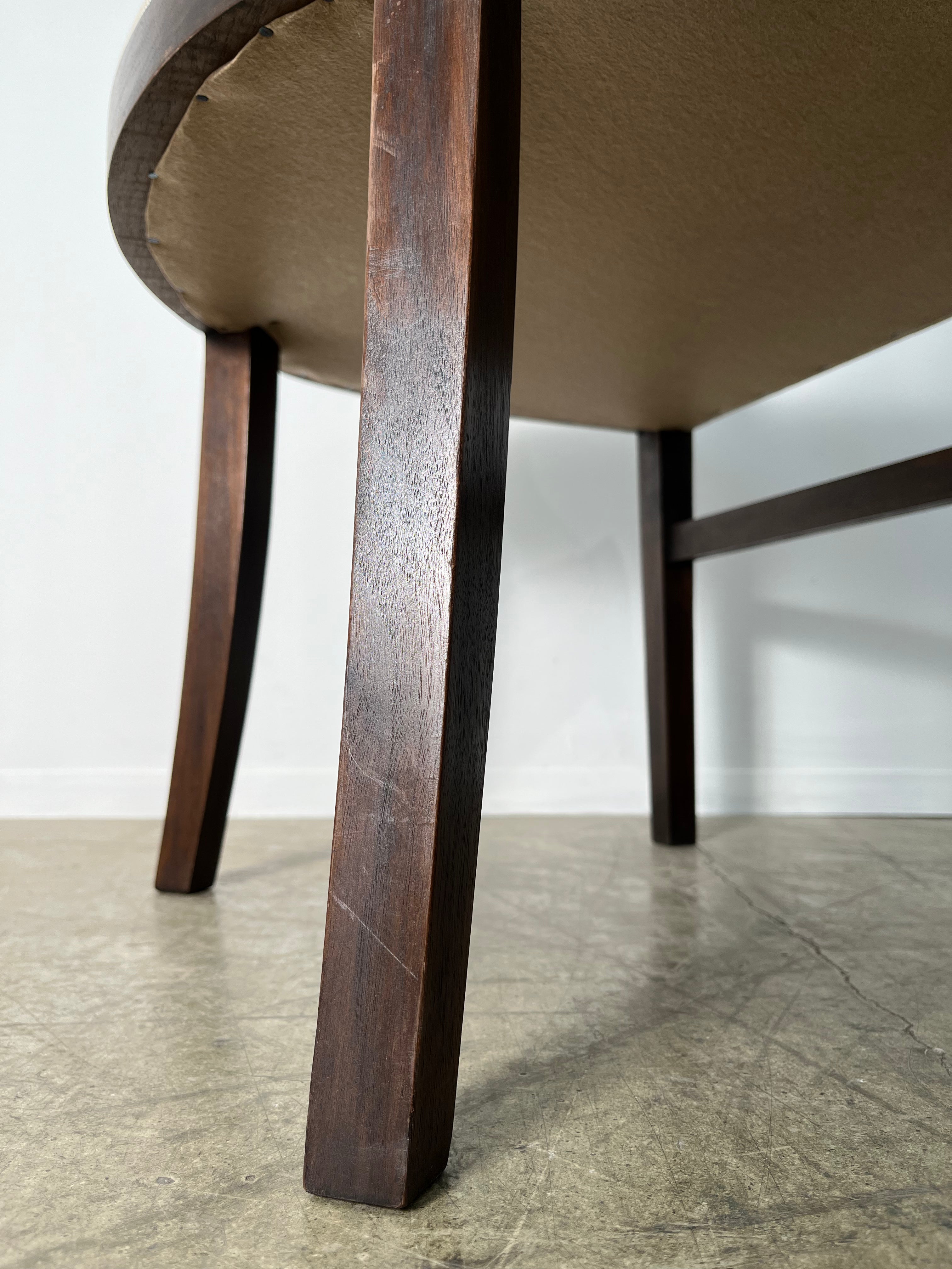 Set of (4) Limited Edition Ebonized Bennet Arm Chairs